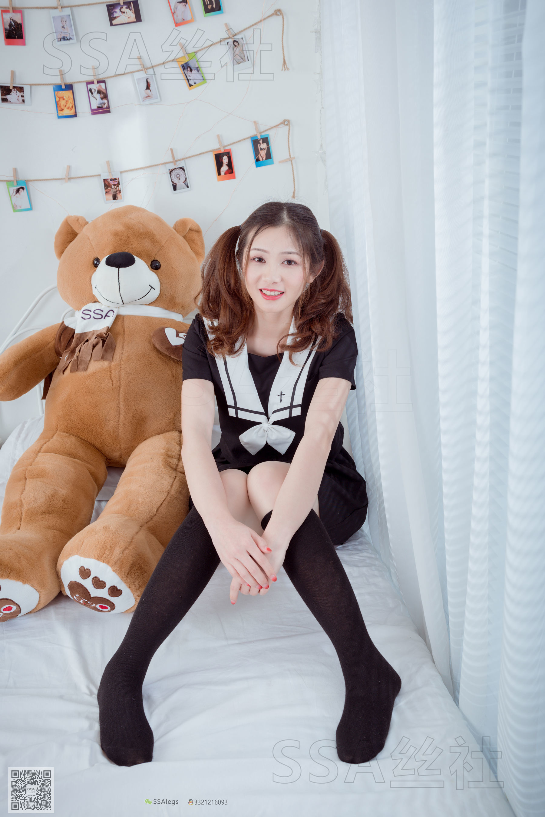 [SSA丝社]超清写真 No.079 雯雯 笑容治愈系小姐姐jk制服