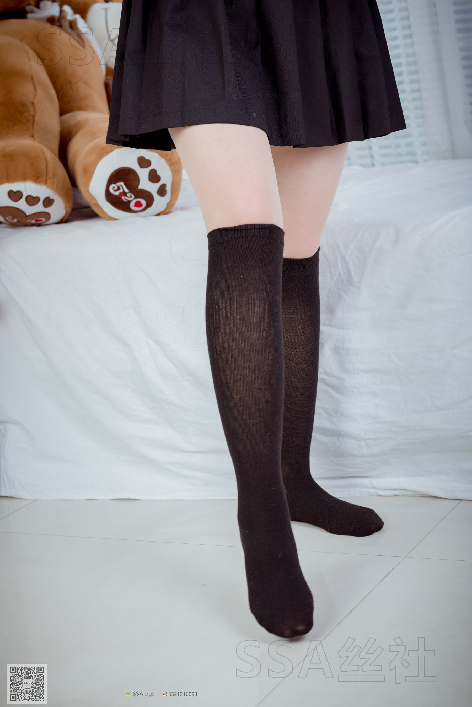 [SSA丝社]超清写真 No.079 雯雯 笑容治愈系小姐姐jk制服