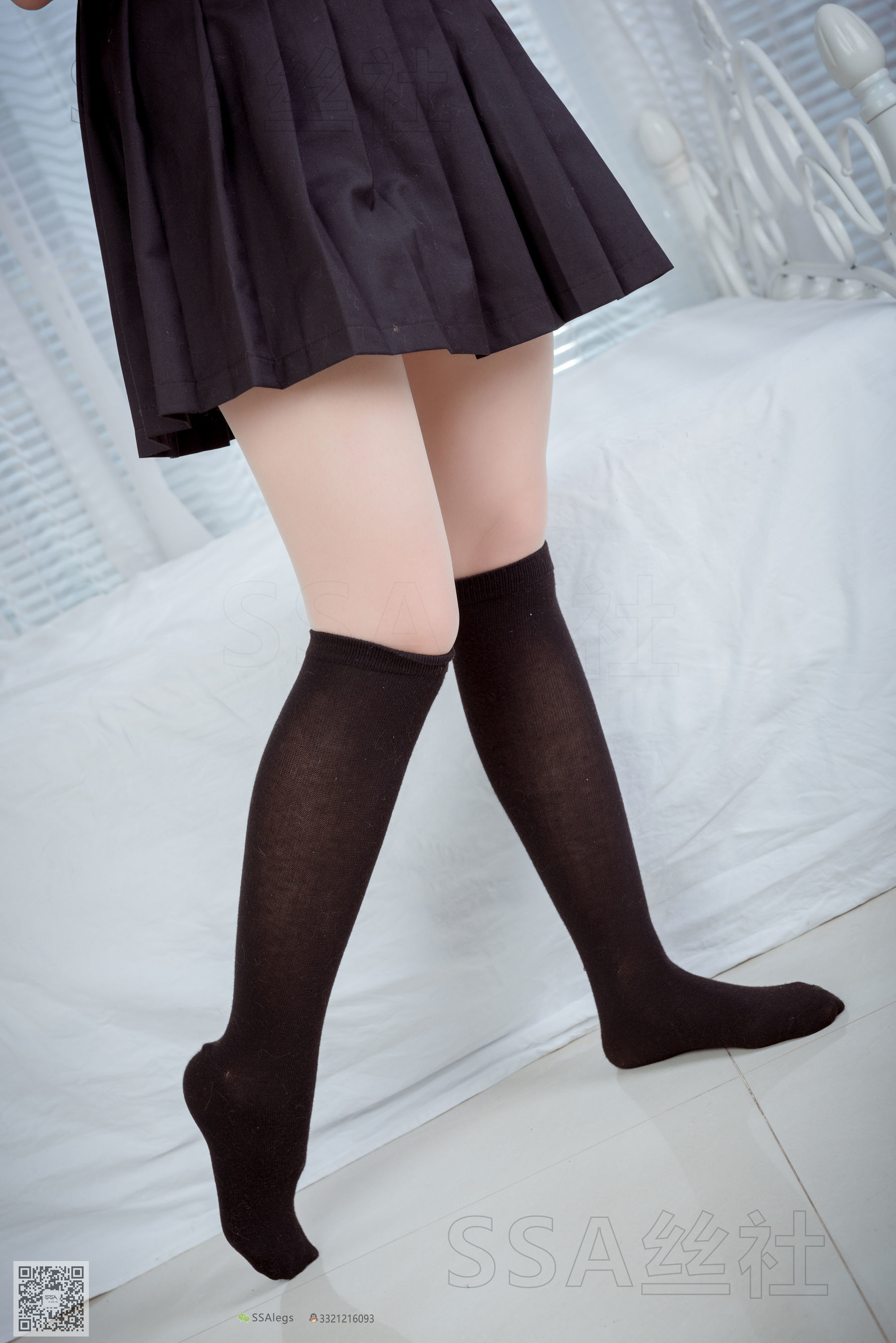 [SSA丝社]超清写真 No.079 雯雯 笑容治愈系小姐姐jk制服