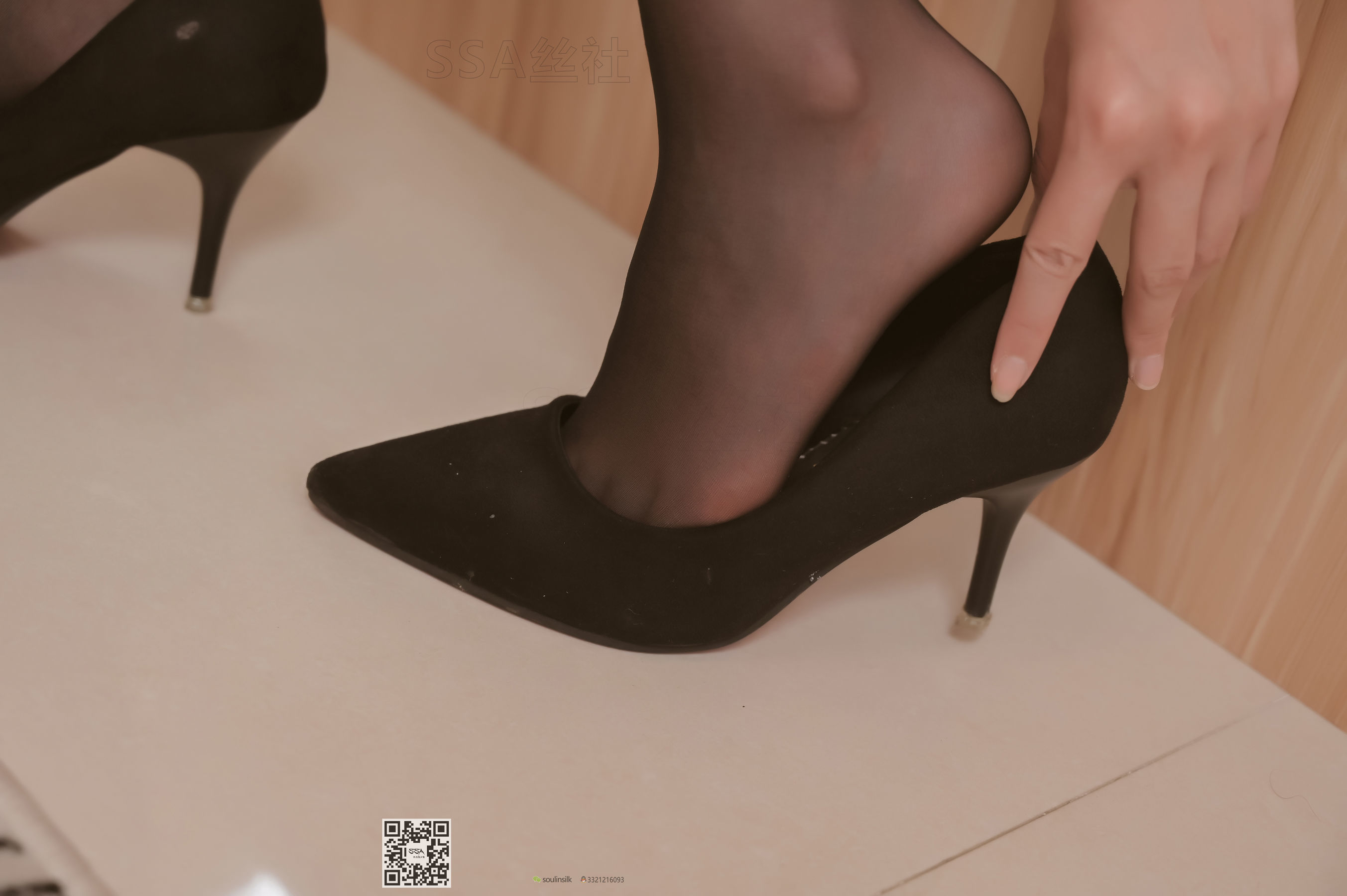 [SSA丝社]超清写真 No.109 西西 大眼萌腿模黑丝