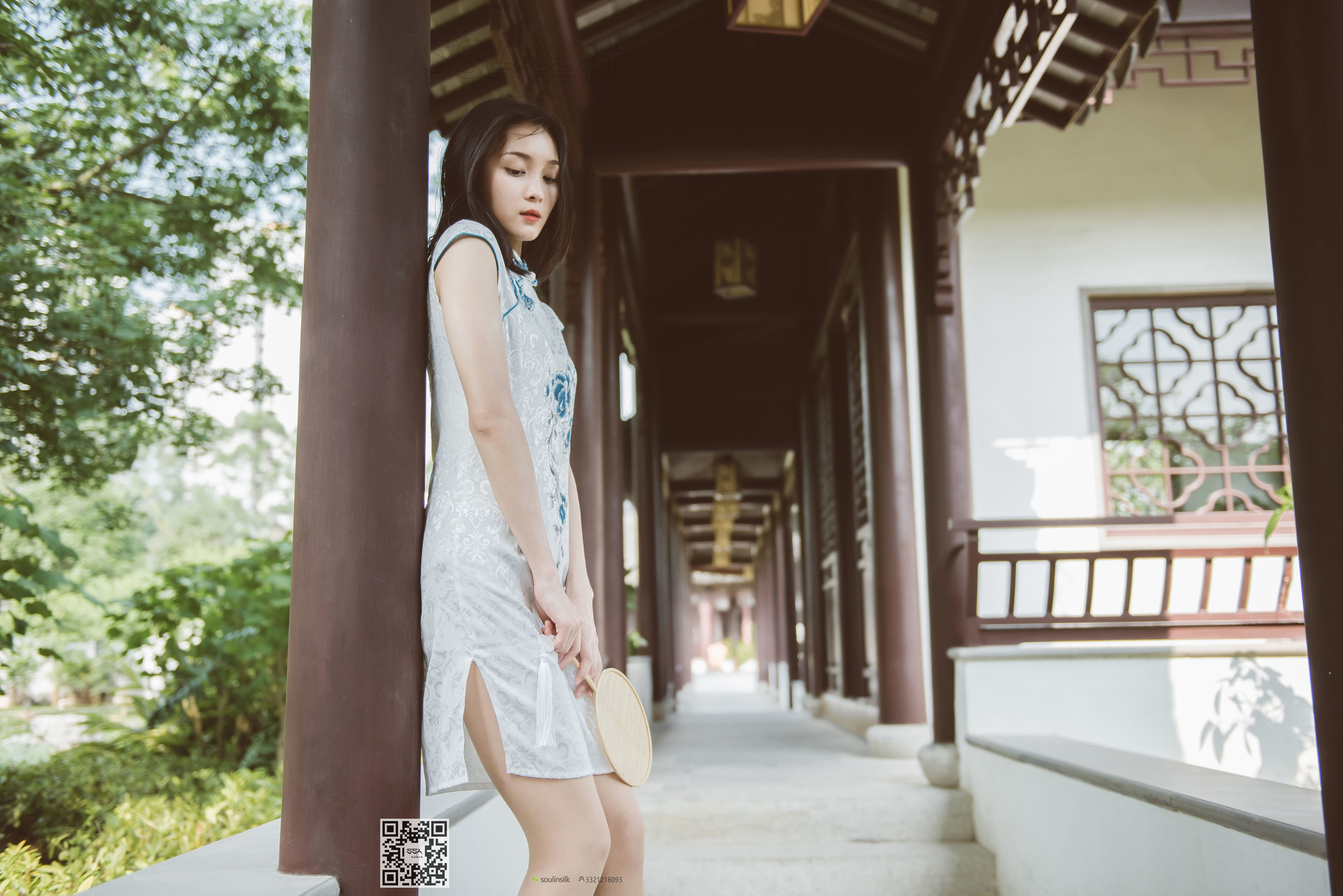 [SSA丝社]超清写真 No.111 腿模君君 旗袍秀