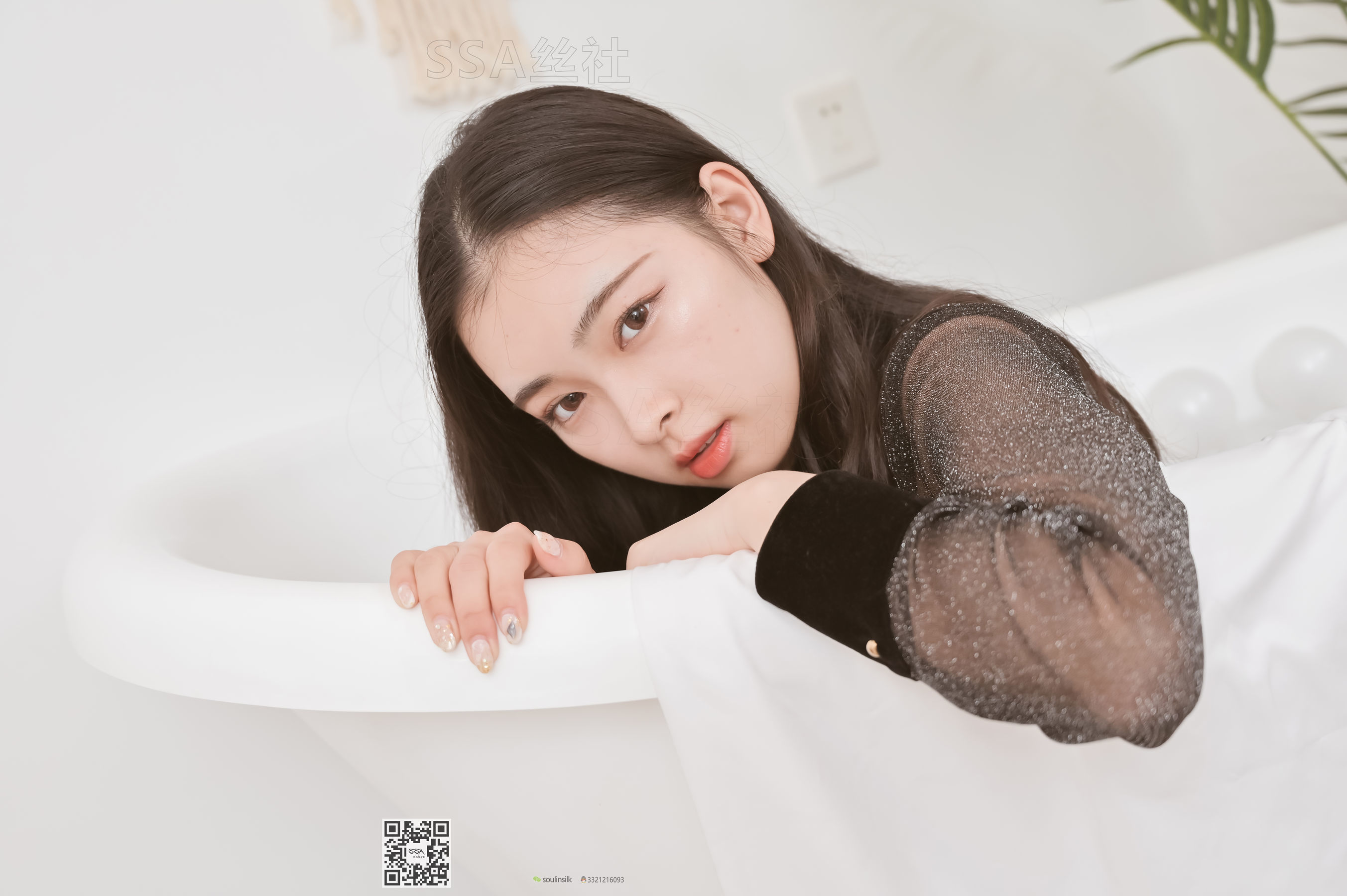 [SSA丝社]超清写真 No.112 腿模文娟 教你室内拍摄