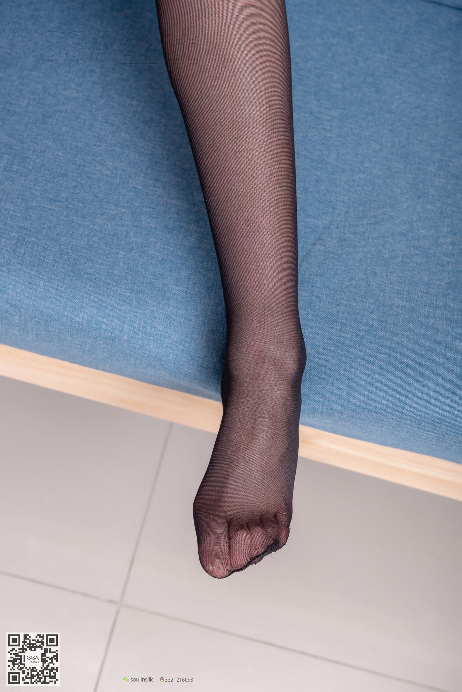 [SSA丝社]超清写真 No.113 腿模穗子 教你穿黑色系JK制服