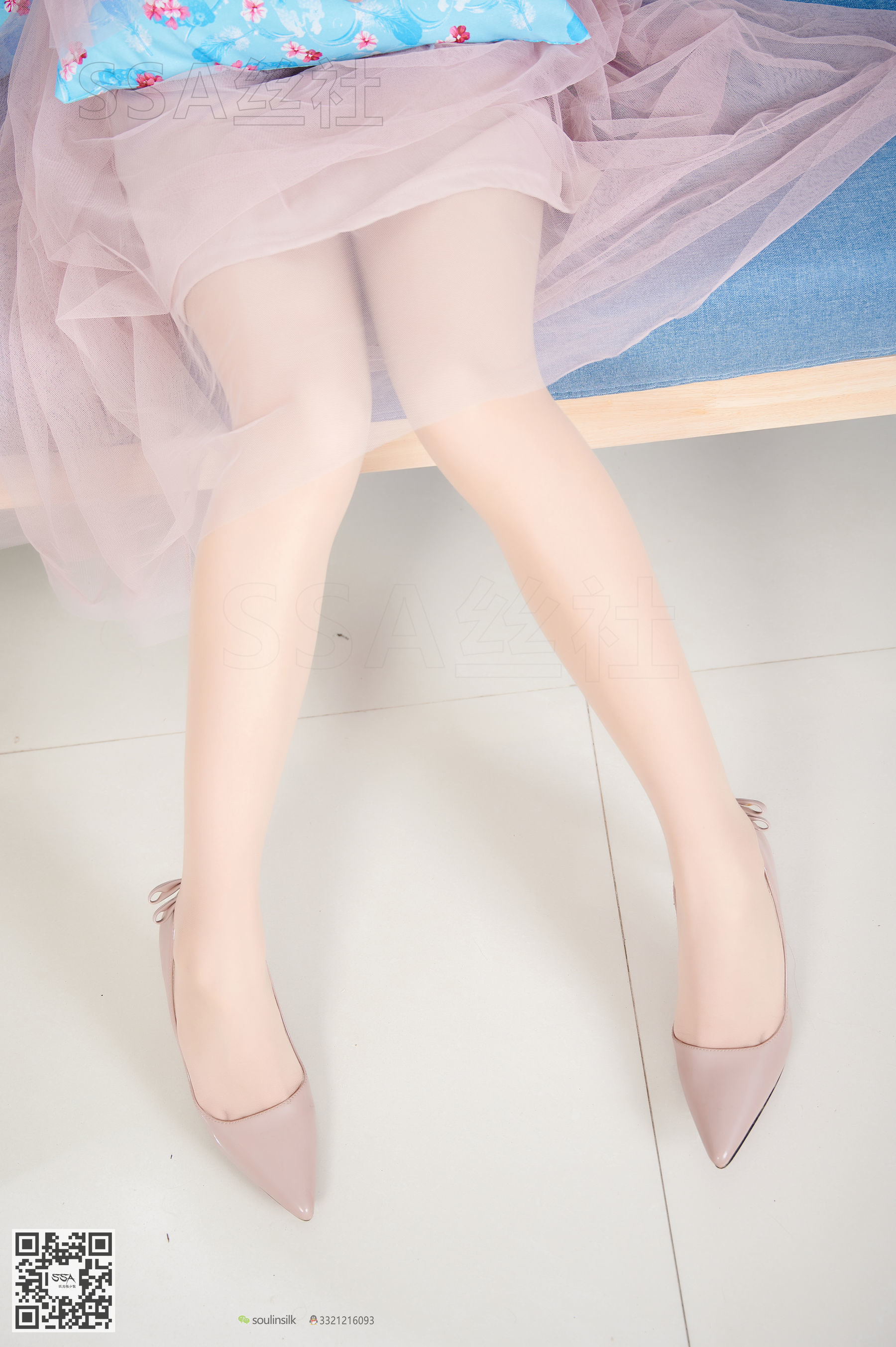 [SSA丝社]超清写真 No.114 腿模慧慧 笑容治愈系套少女粉