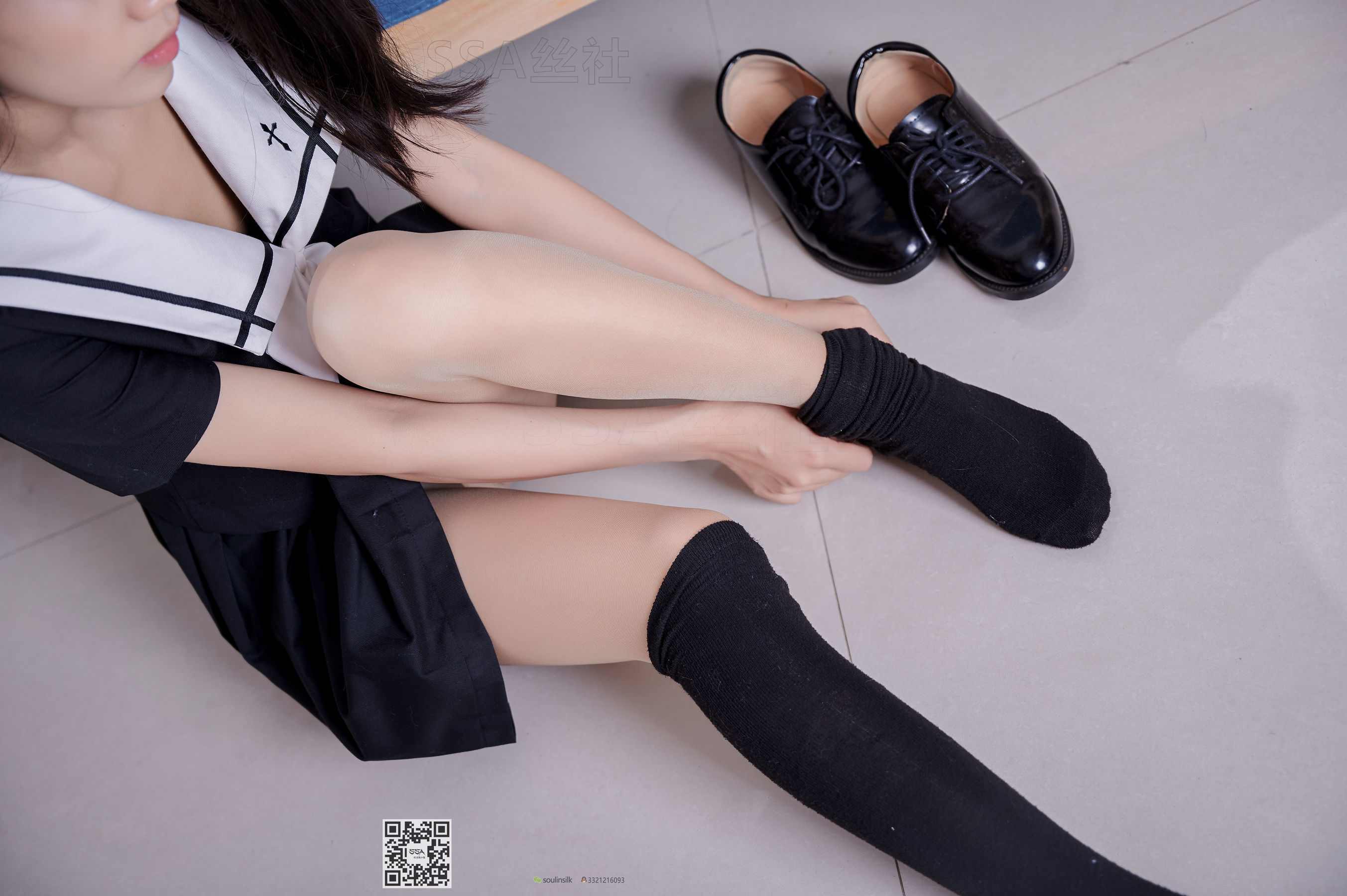 [SSA丝社]超清写真 No.116 腿模慧慧 清纯JK学生制服