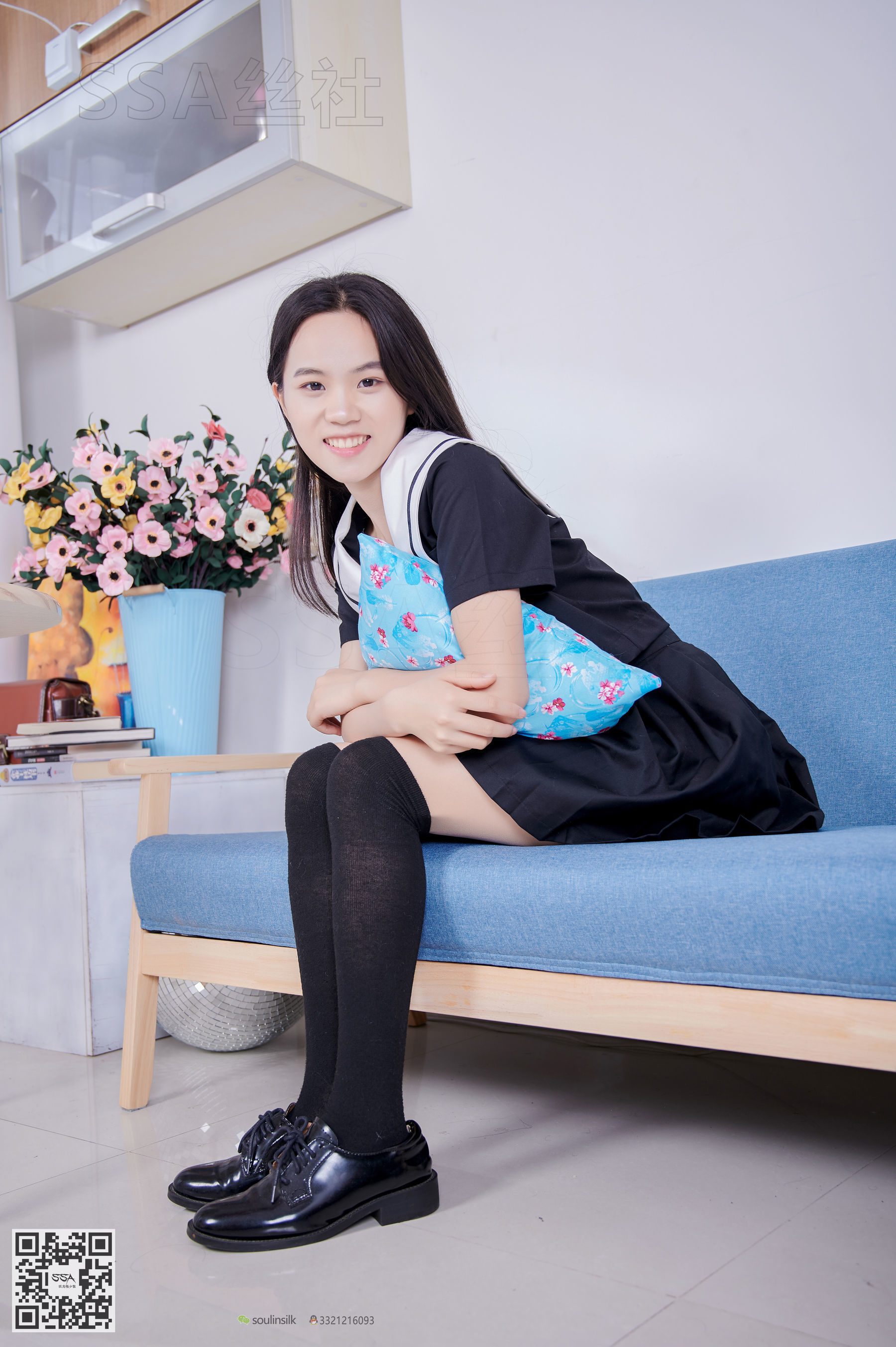 [SSA丝社]超清写真 No.116 腿模慧慧 清纯JK学生制服