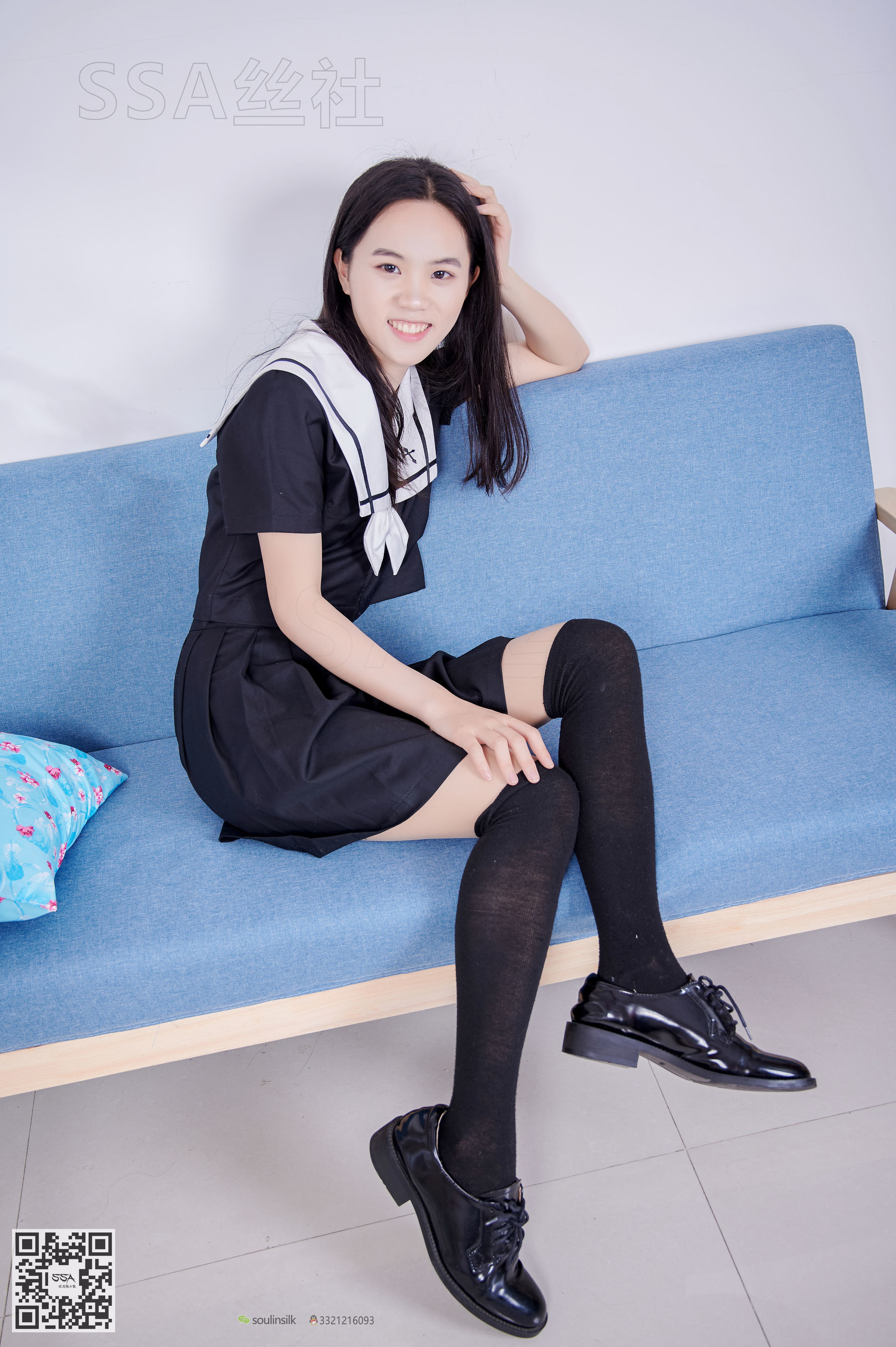 [SSA丝社]超清写真 No.116 腿模慧慧 清纯JK学生制服