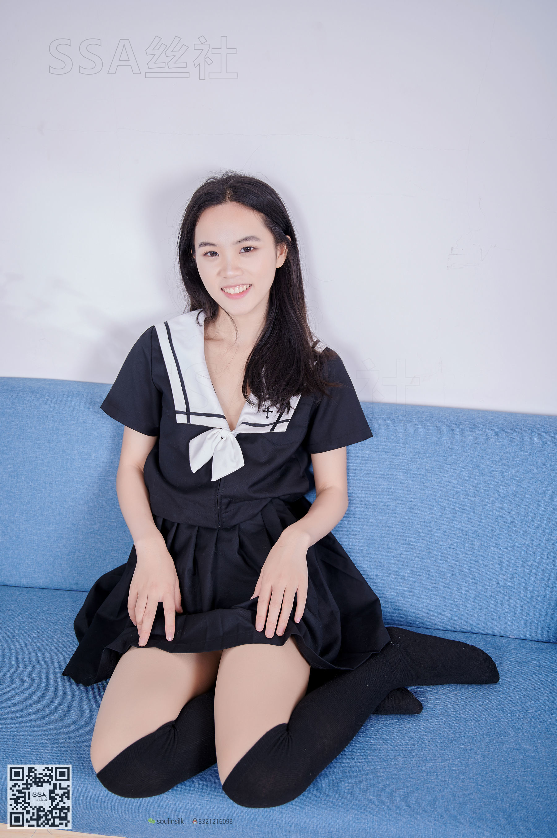 [SSA丝社]超清写真 No.116 腿模慧慧 清纯JK学生制服