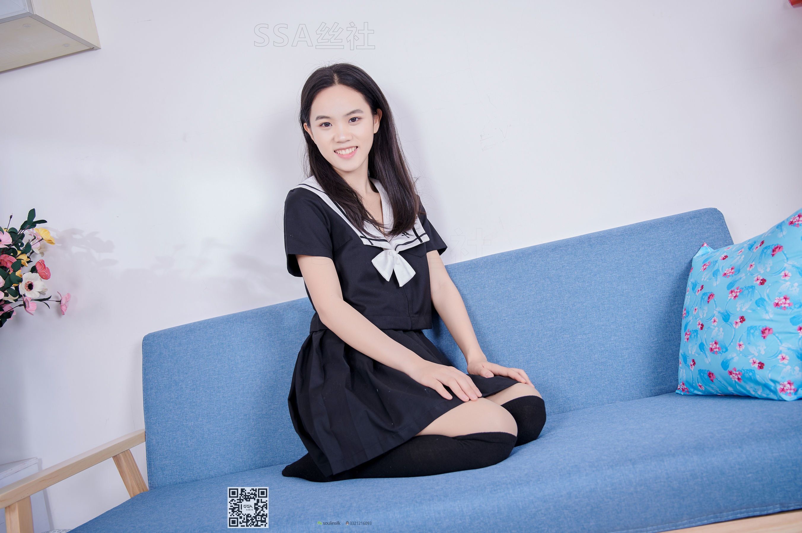 [SSA丝社]超清写真 No.116 腿模慧慧 清纯JK学生制服