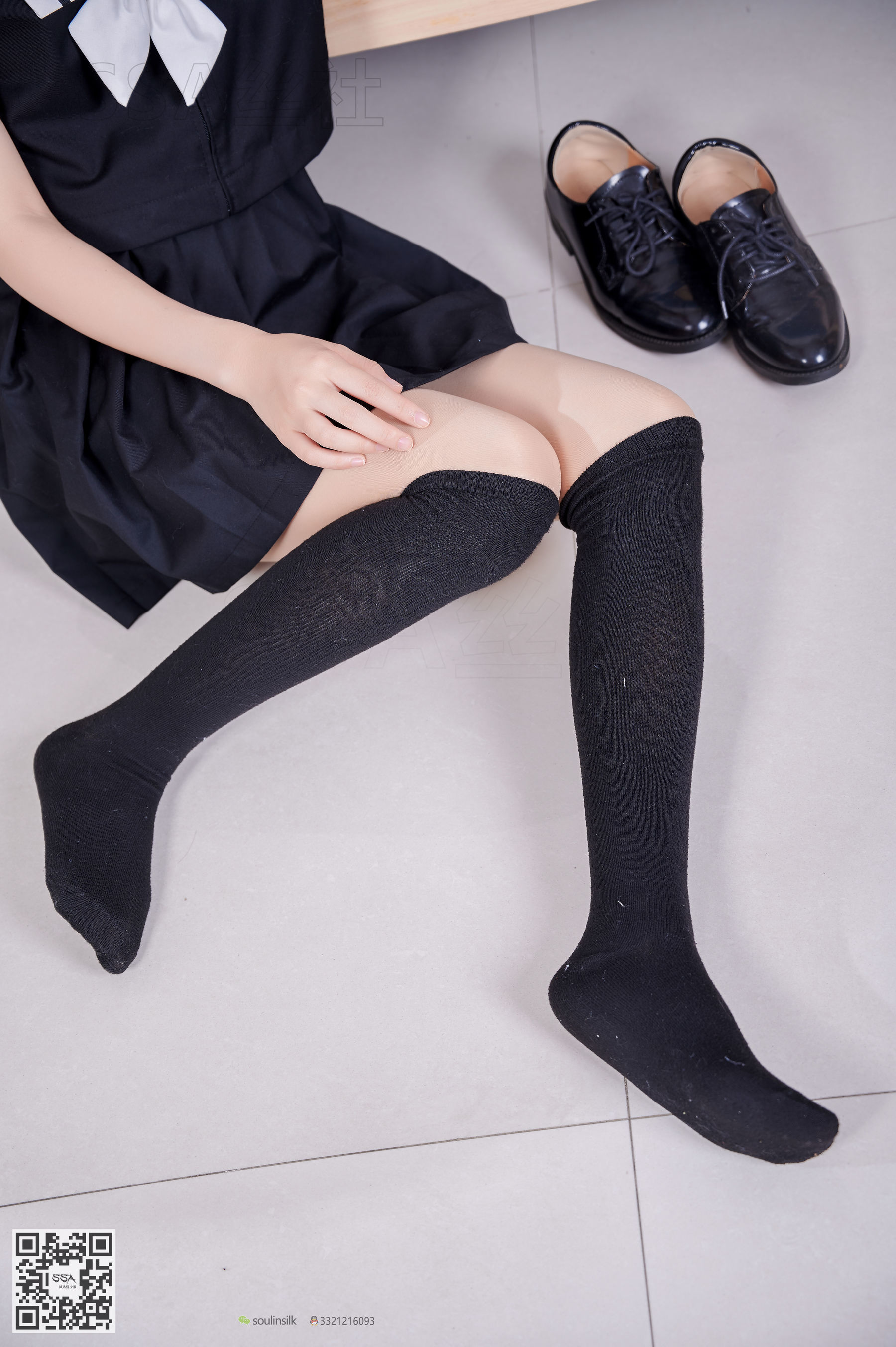 [SSA丝社]超清写真 No.116 腿模慧慧 清纯JK学生制服
