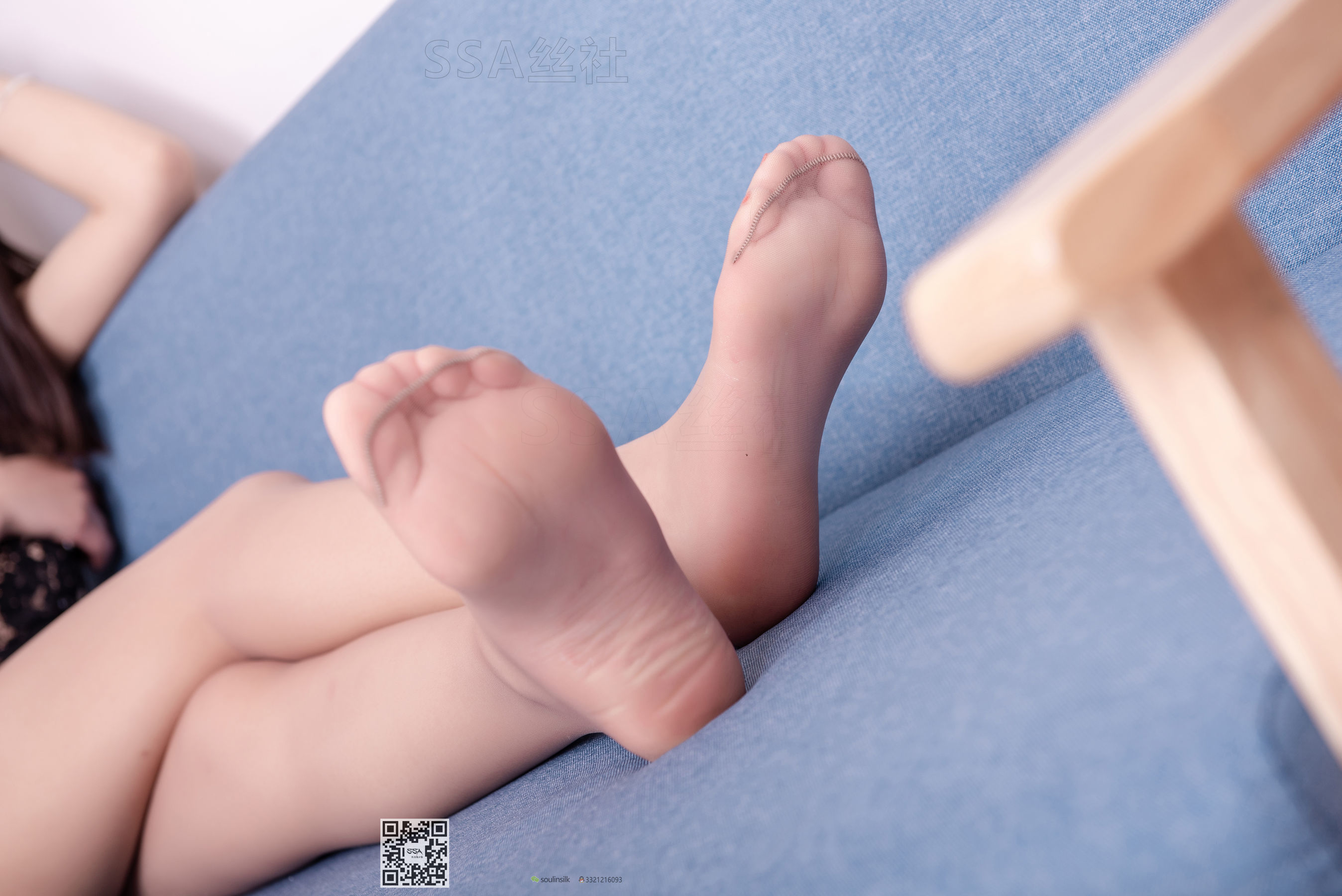 [SSA丝社]超清写真 No.117 腿模大大 冷艳女神咖啡丝