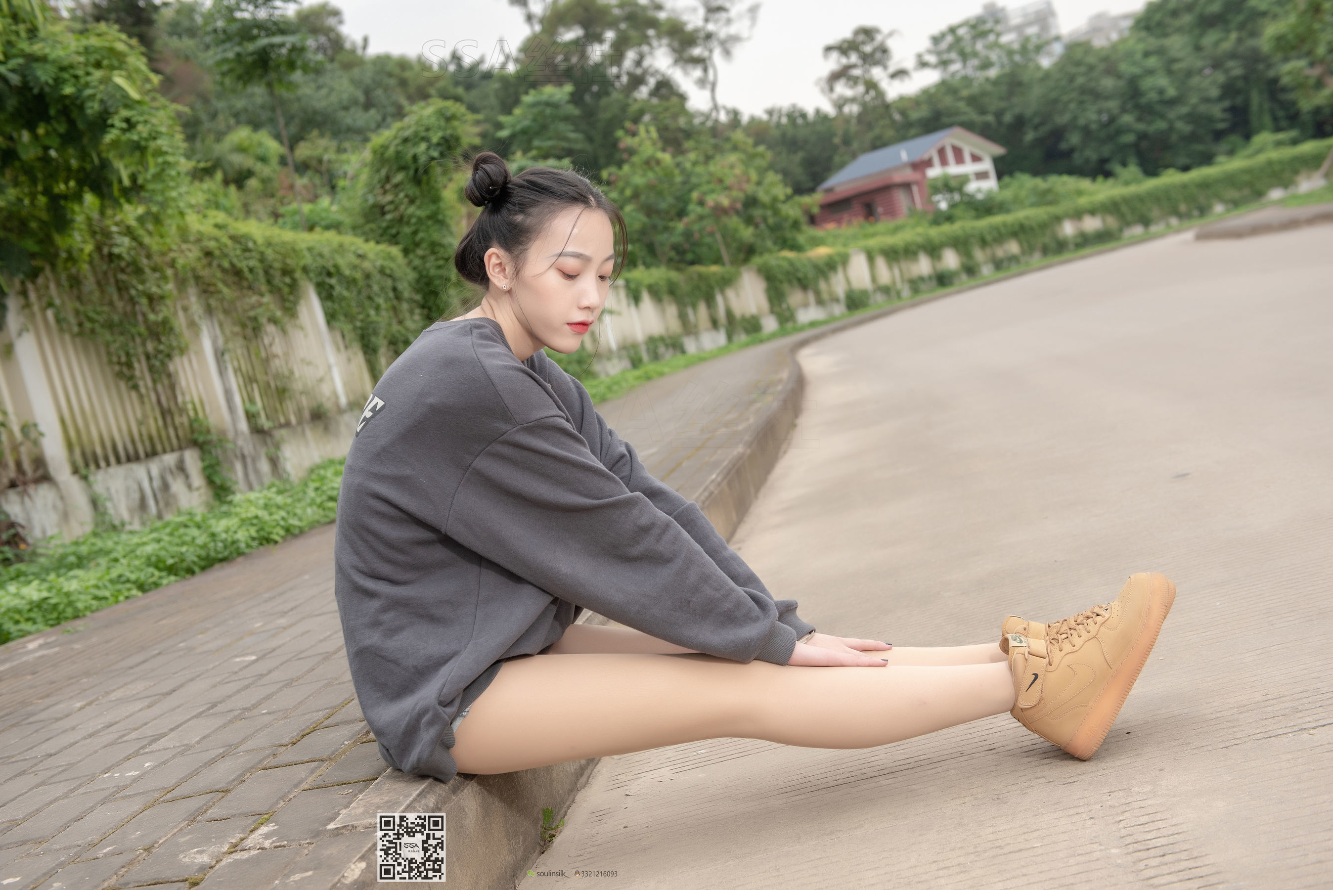 [SSA丝社]超清写真 No.125 腿模大大 郊外踏青之旅