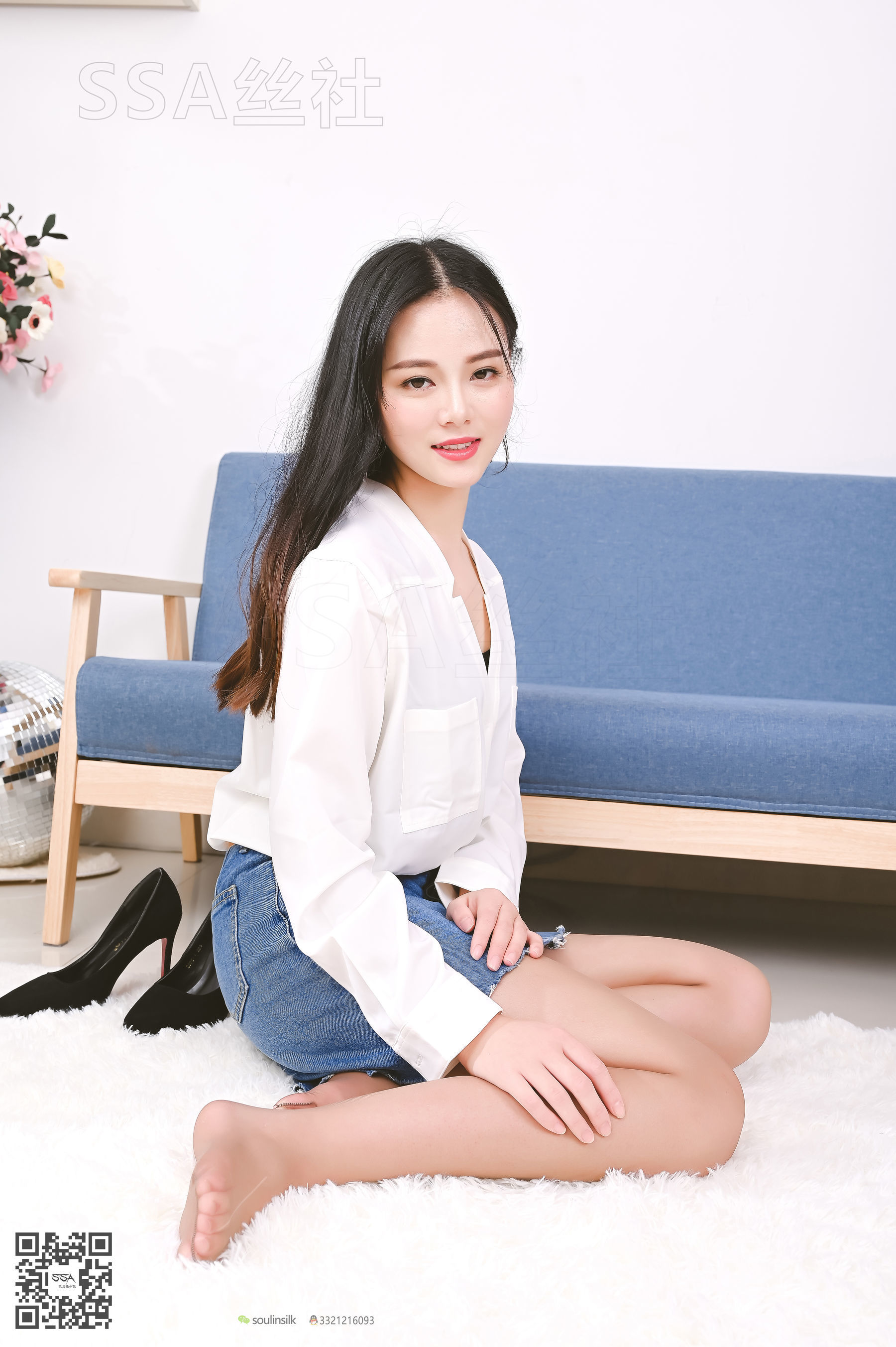 [SSA丝社]超清写真 No.128 晓晓 35码丝袜脚