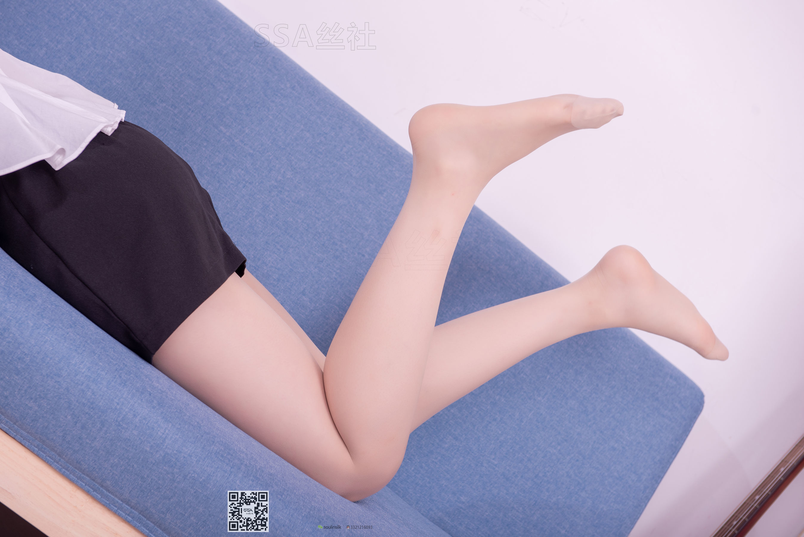 [SSA丝社]超清写真 No.129 文娟 青春美少女肉丝美腿