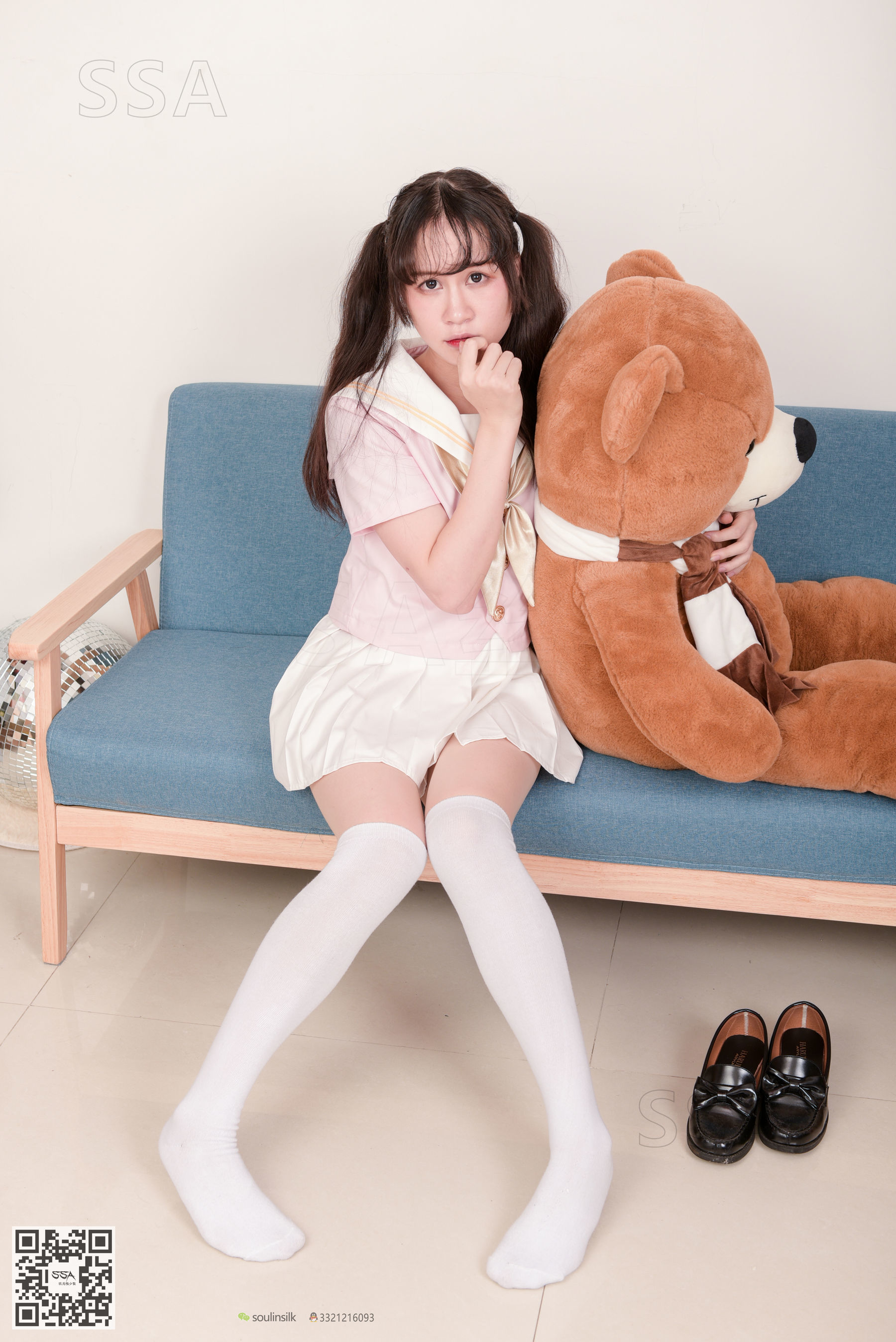 [SSA丝社]超清写真 No.144 丹丹 粉色JK制服