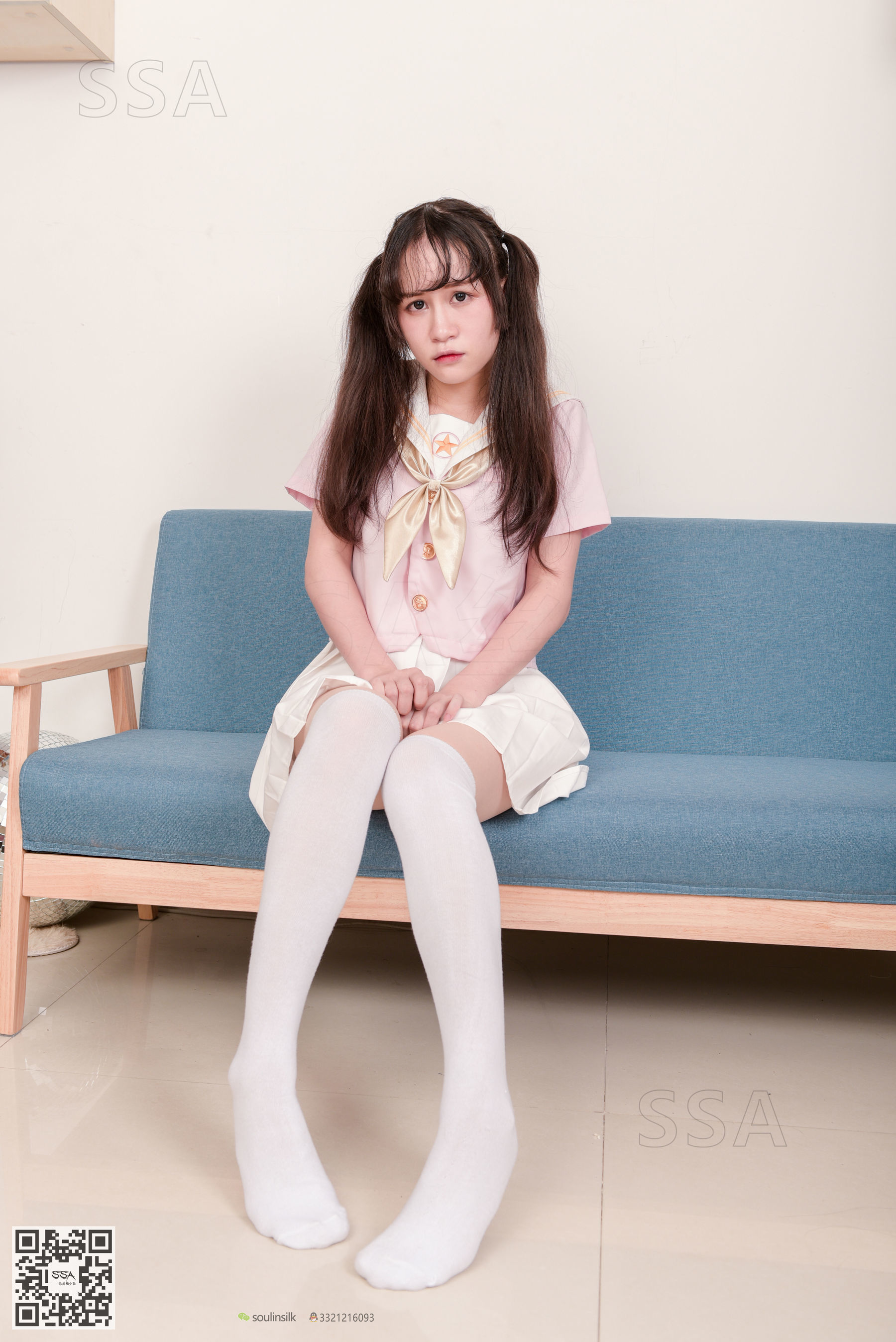 [SSA丝社]超清写真 No.144 丹丹 粉色JK制服