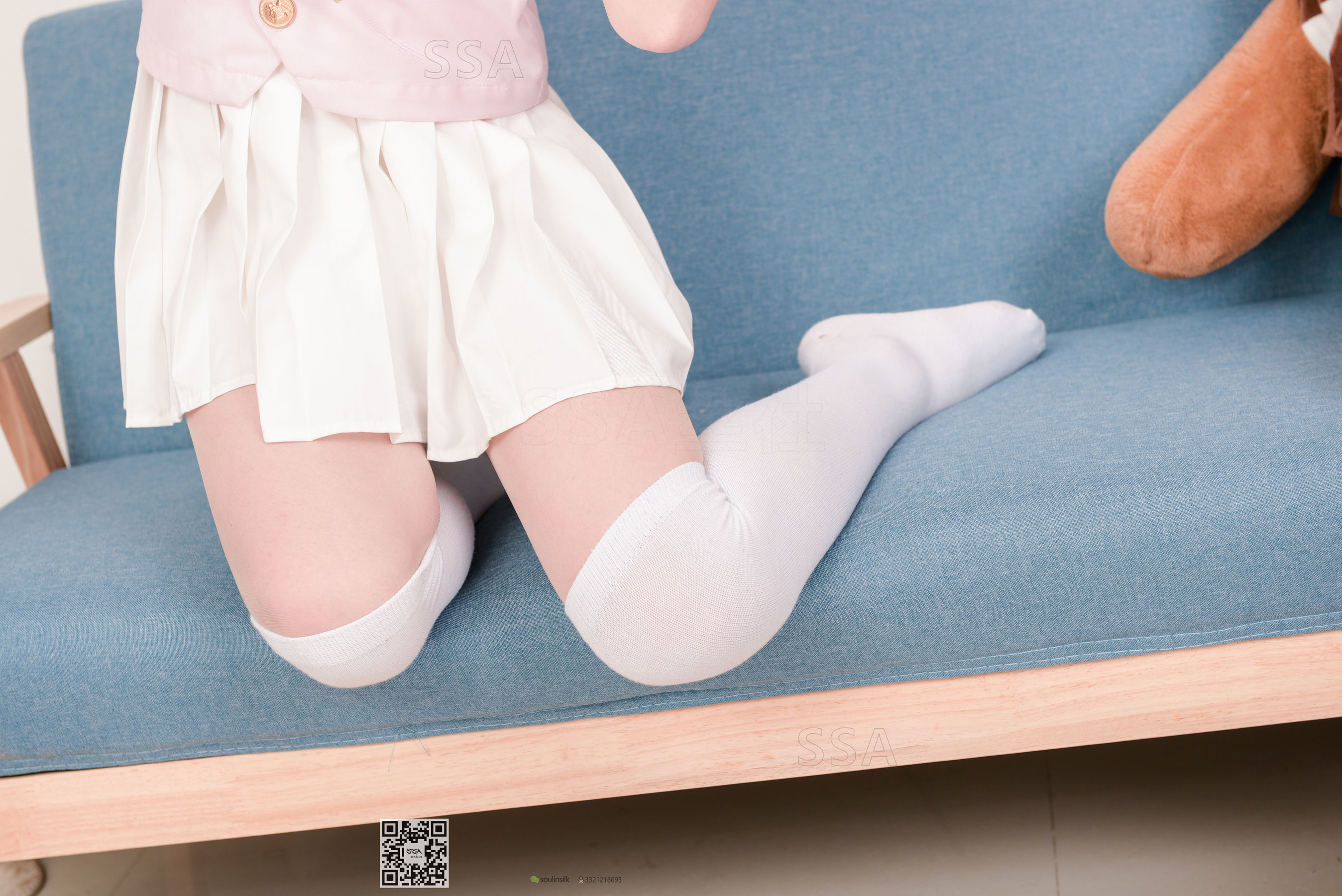 [SSA丝社]超清写真 No.144 丹丹 粉色JK制服