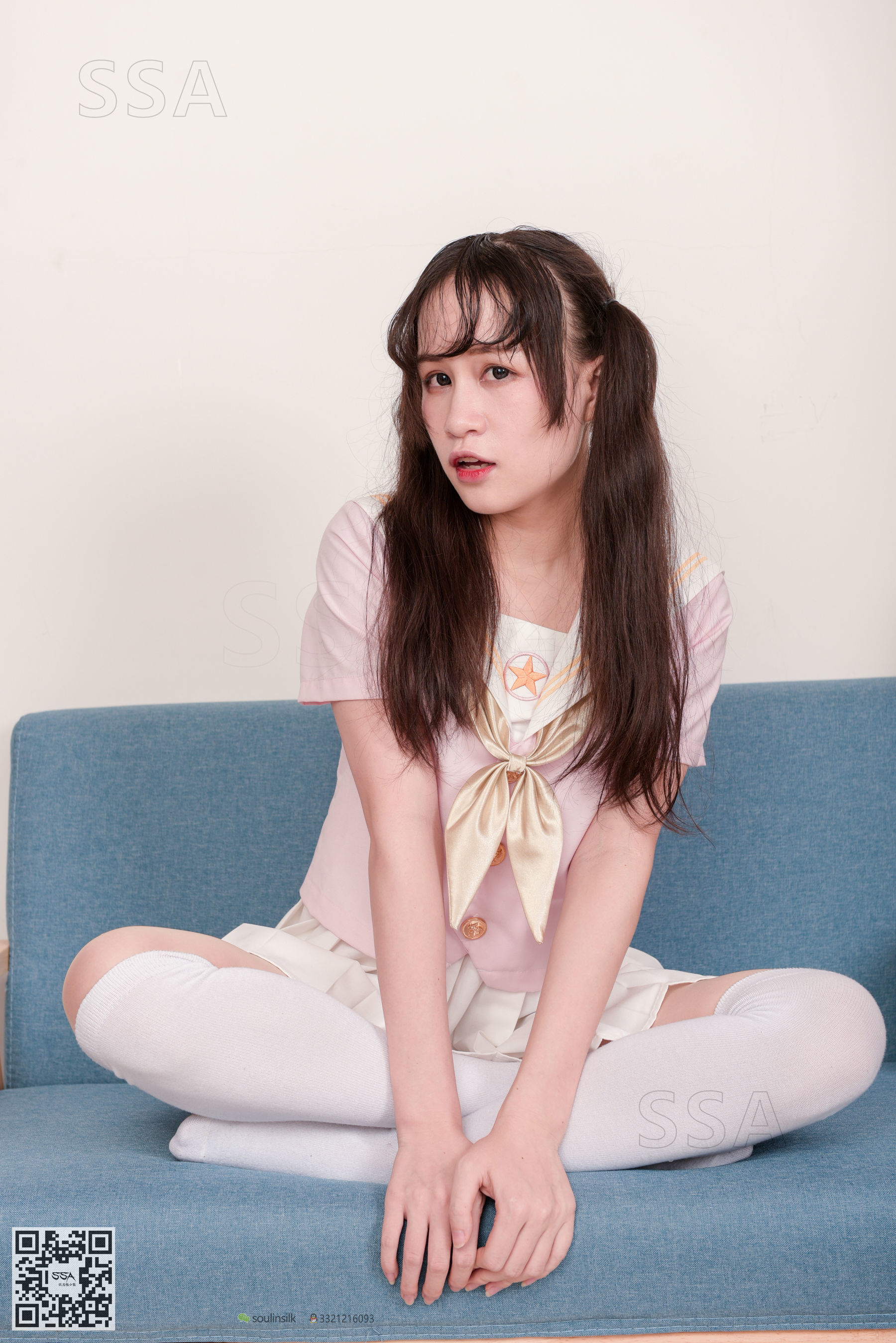 [SSA丝社]超清写真 No.144 丹丹 粉色JK制服