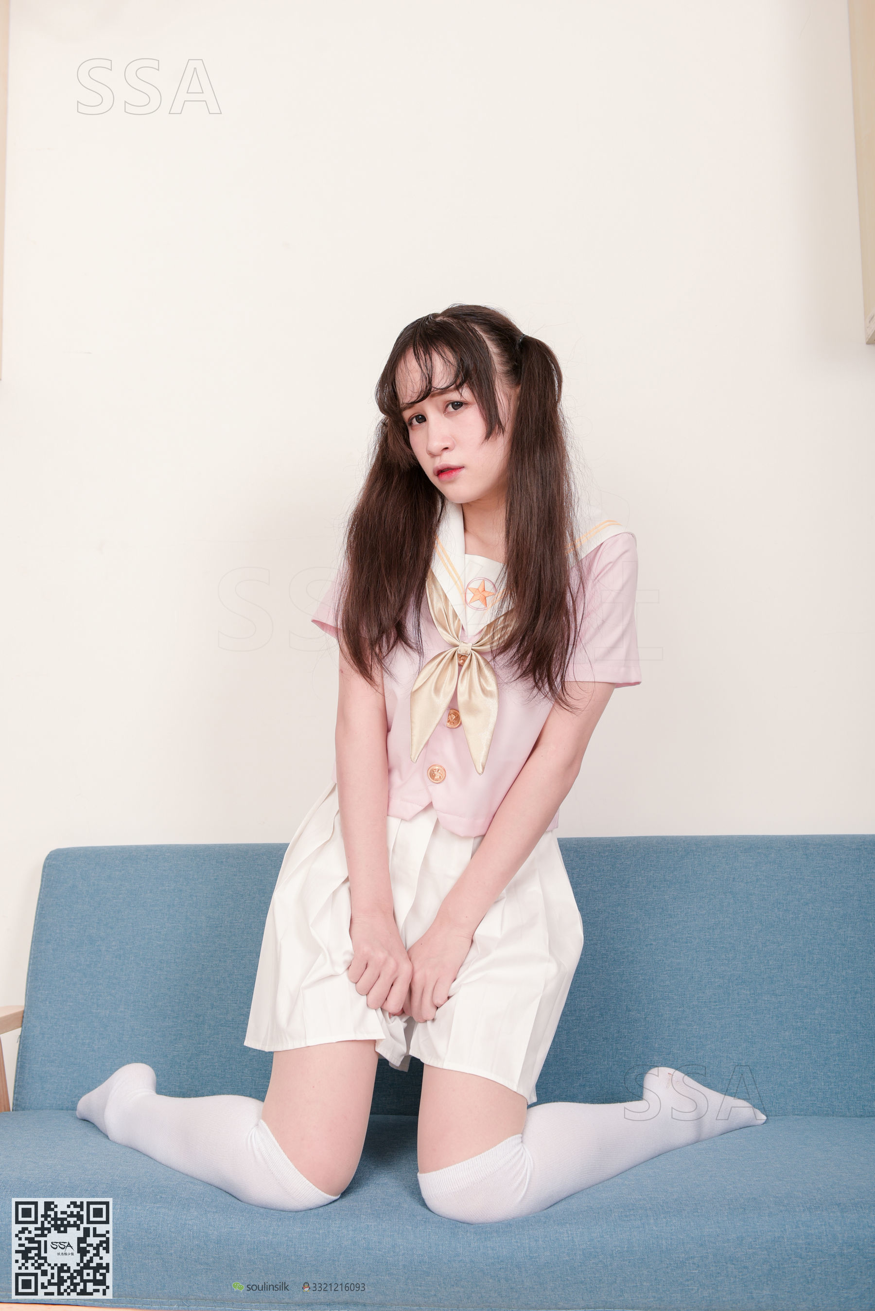 [SSA丝社]超清写真 No.144 丹丹 粉色JK制服