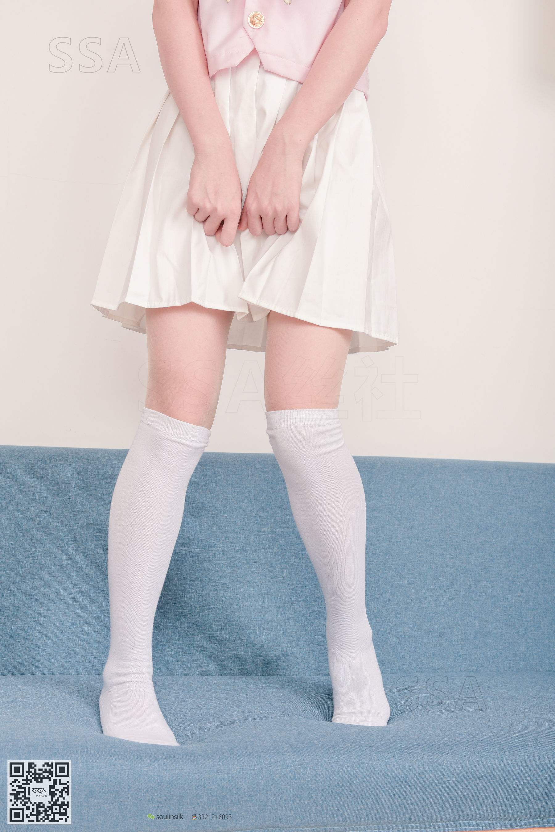 [SSA丝社]超清写真 No.144 丹丹 粉色JK制服