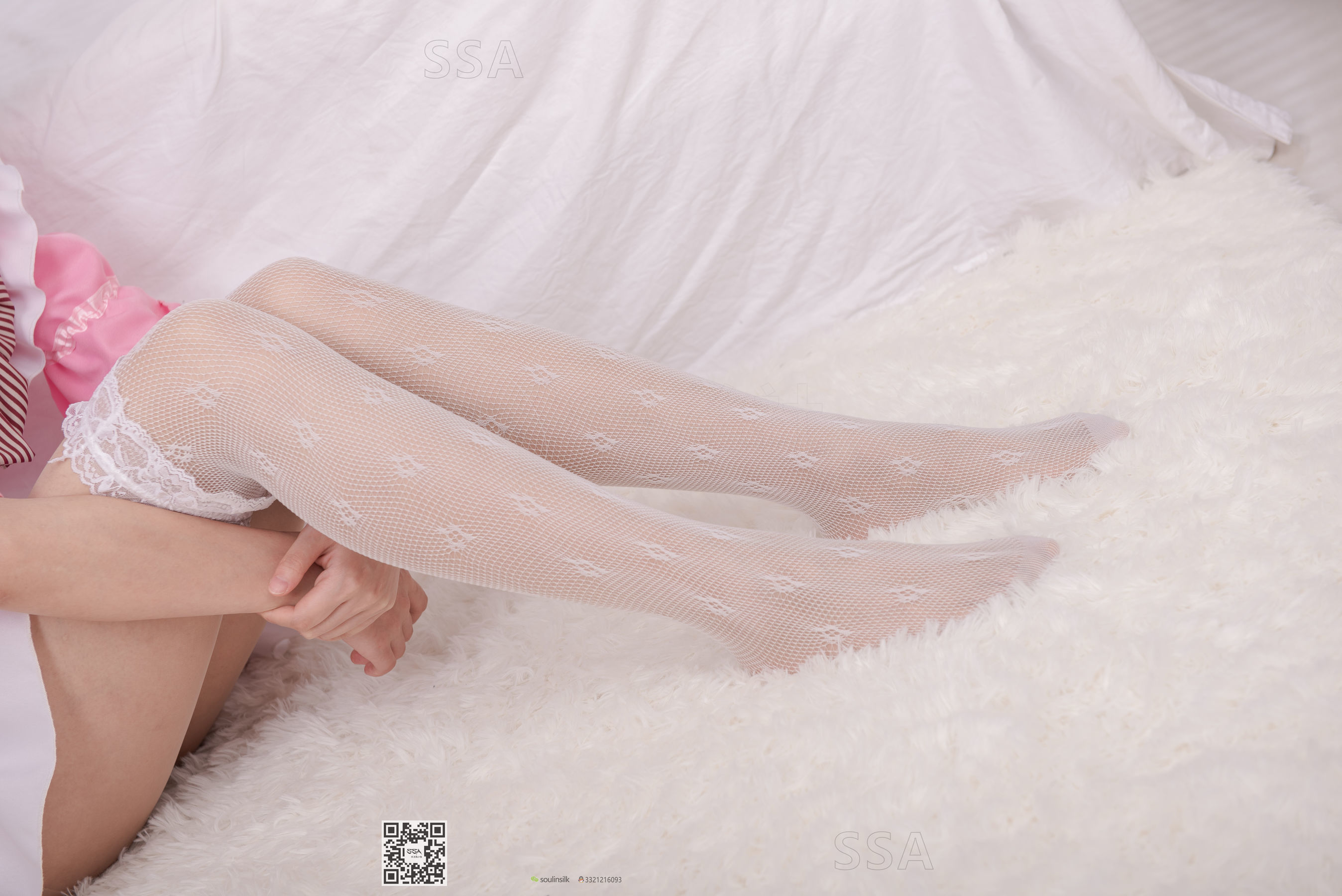 [SSA丝社]超清写真 No.148 君君 粉色女仆装白丝