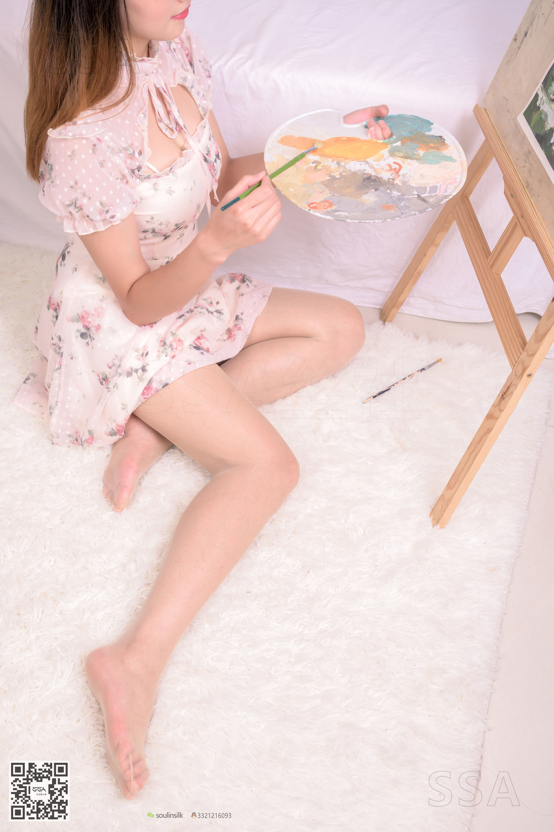 [SSA丝社]超清写真 No.149 蓉蓉 碎花连衣裙