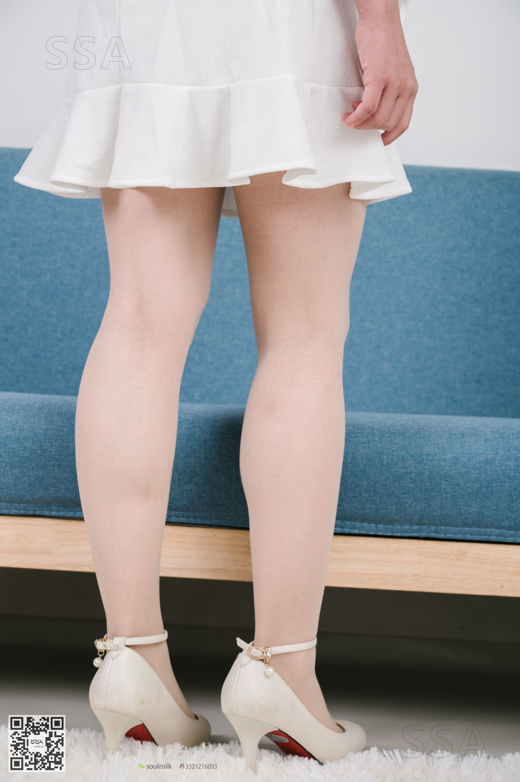 [SSA丝社]超清写真 No.155 阿花 白色连衣裙