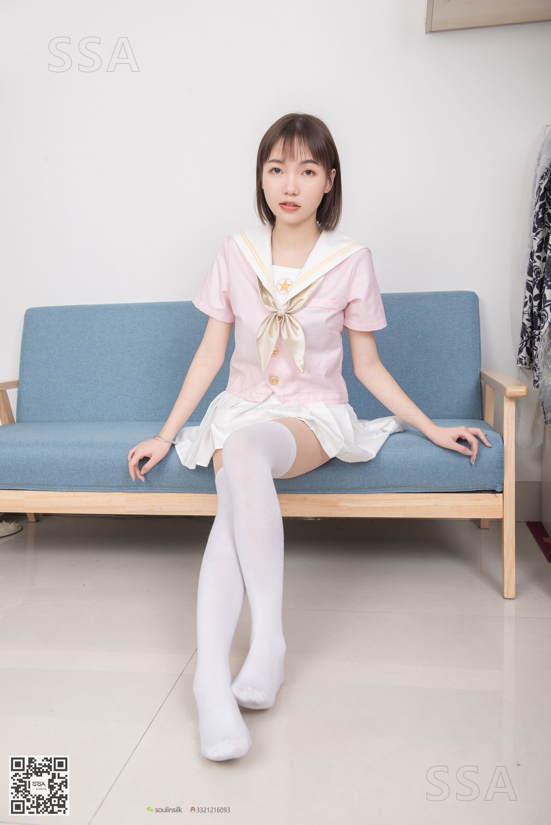 [SSA丝社]超清写真 No.162 桃子粉色JK制服