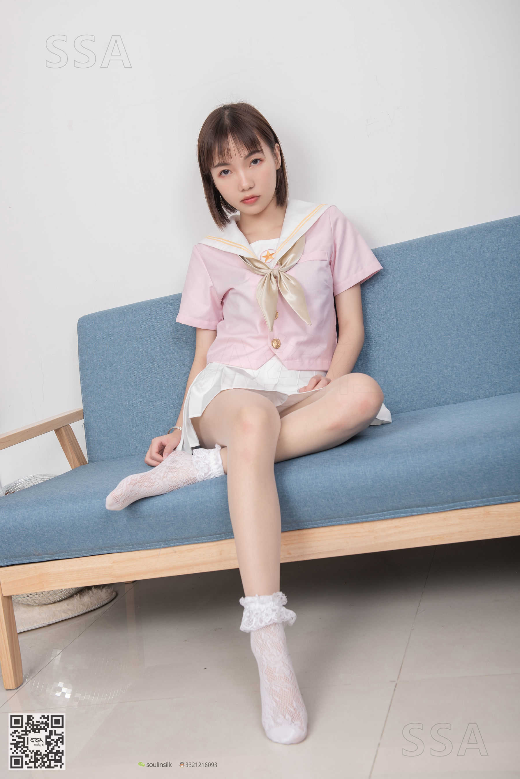[SSA丝社]超清写真 No.162 桃子粉色JK制服