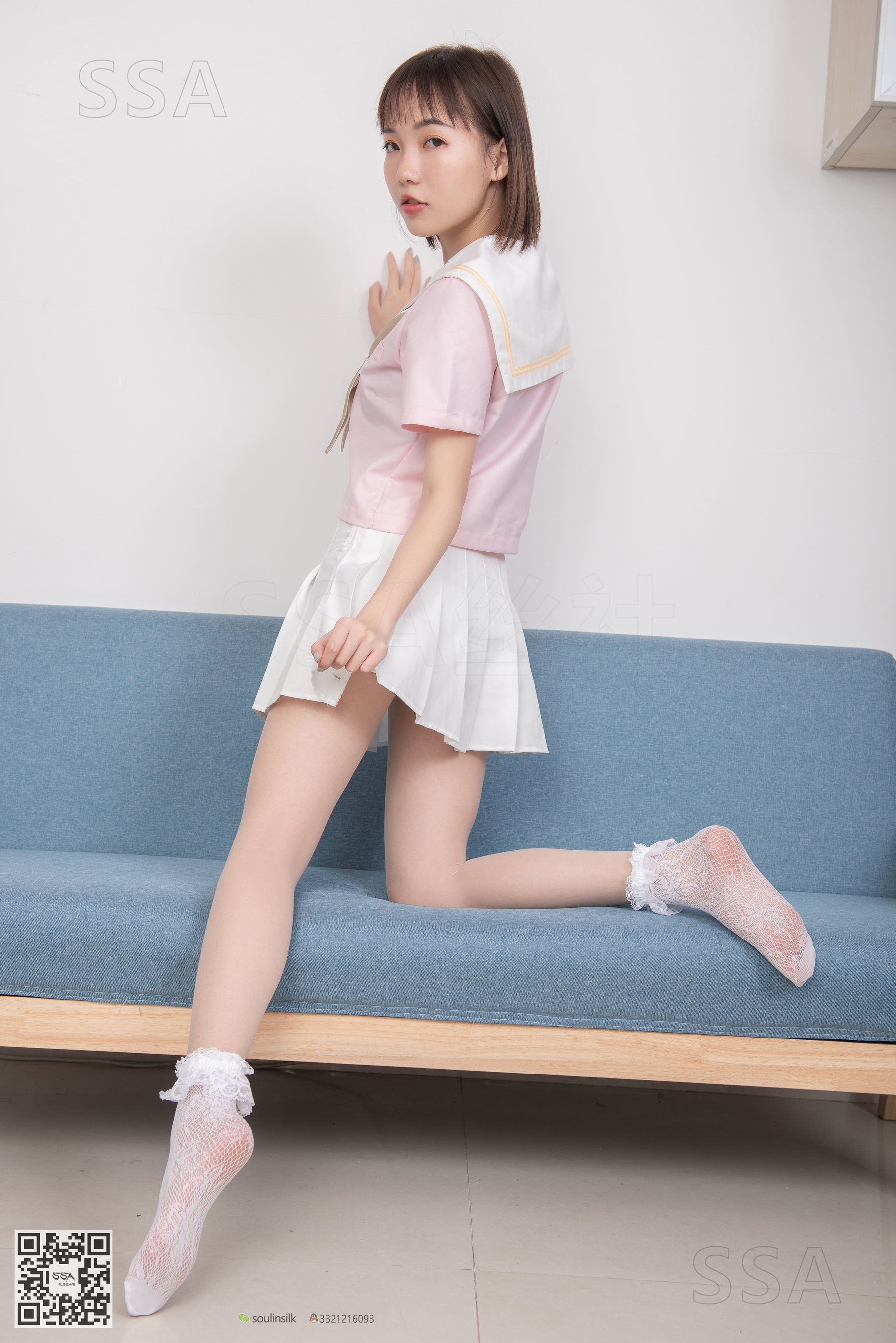 [SSA丝社]超清写真 No.162 桃子粉色JK制服
