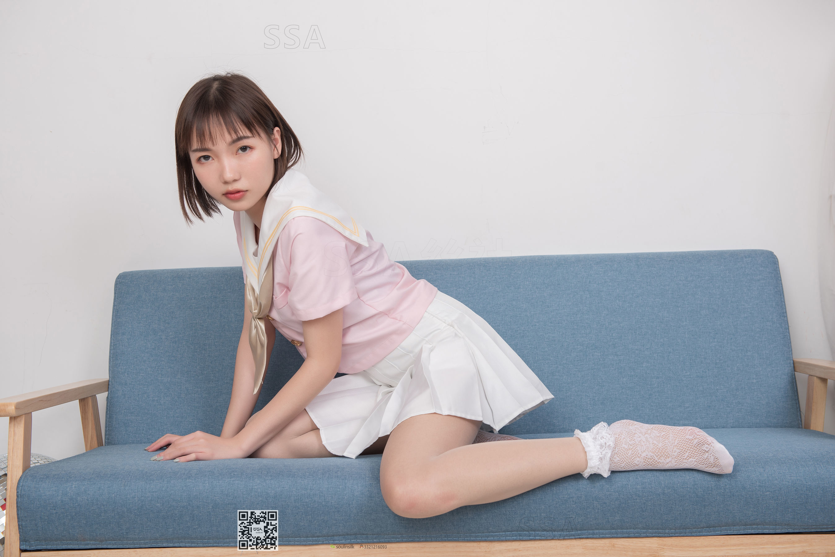 [SSA丝社]超清写真 No.162 桃子粉色JK制服