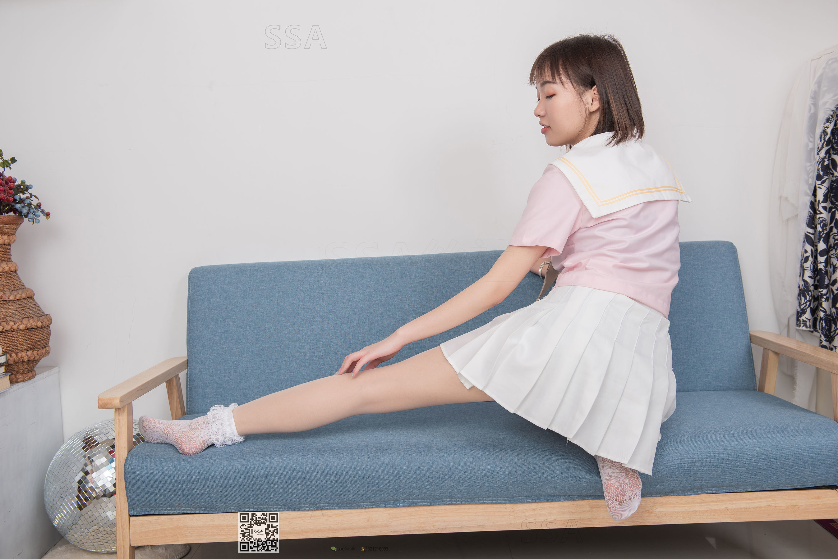 [SSA丝社]超清写真 No.162 桃子粉色JK制服