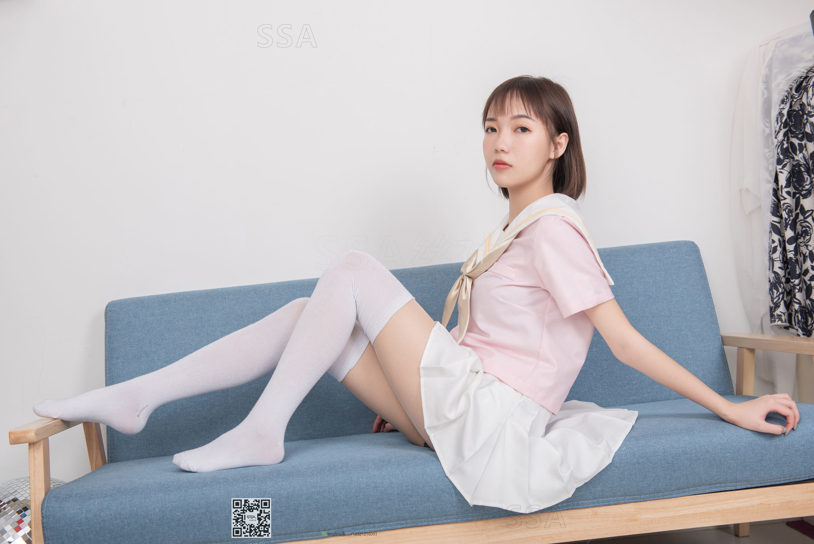 [SSA丝社]超清写真 No.162 桃子粉色JK制服