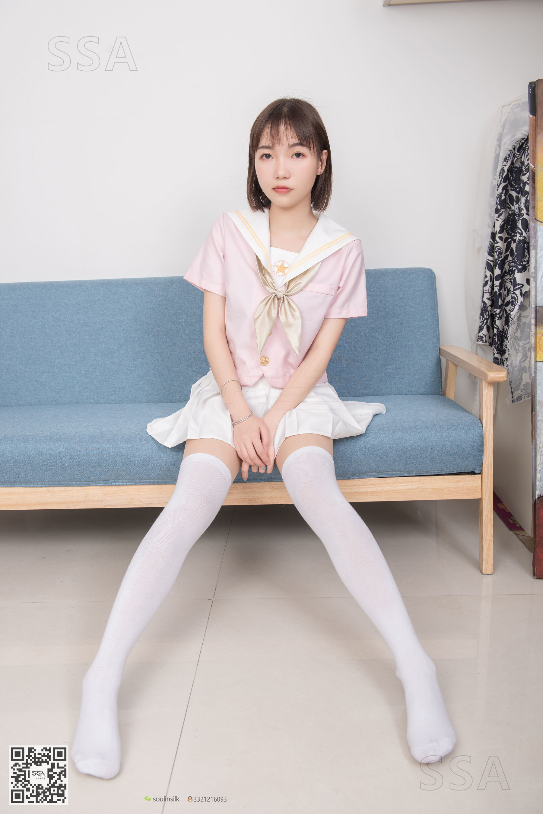 [SSA丝社]超清写真 No.162 桃子粉色JK制服