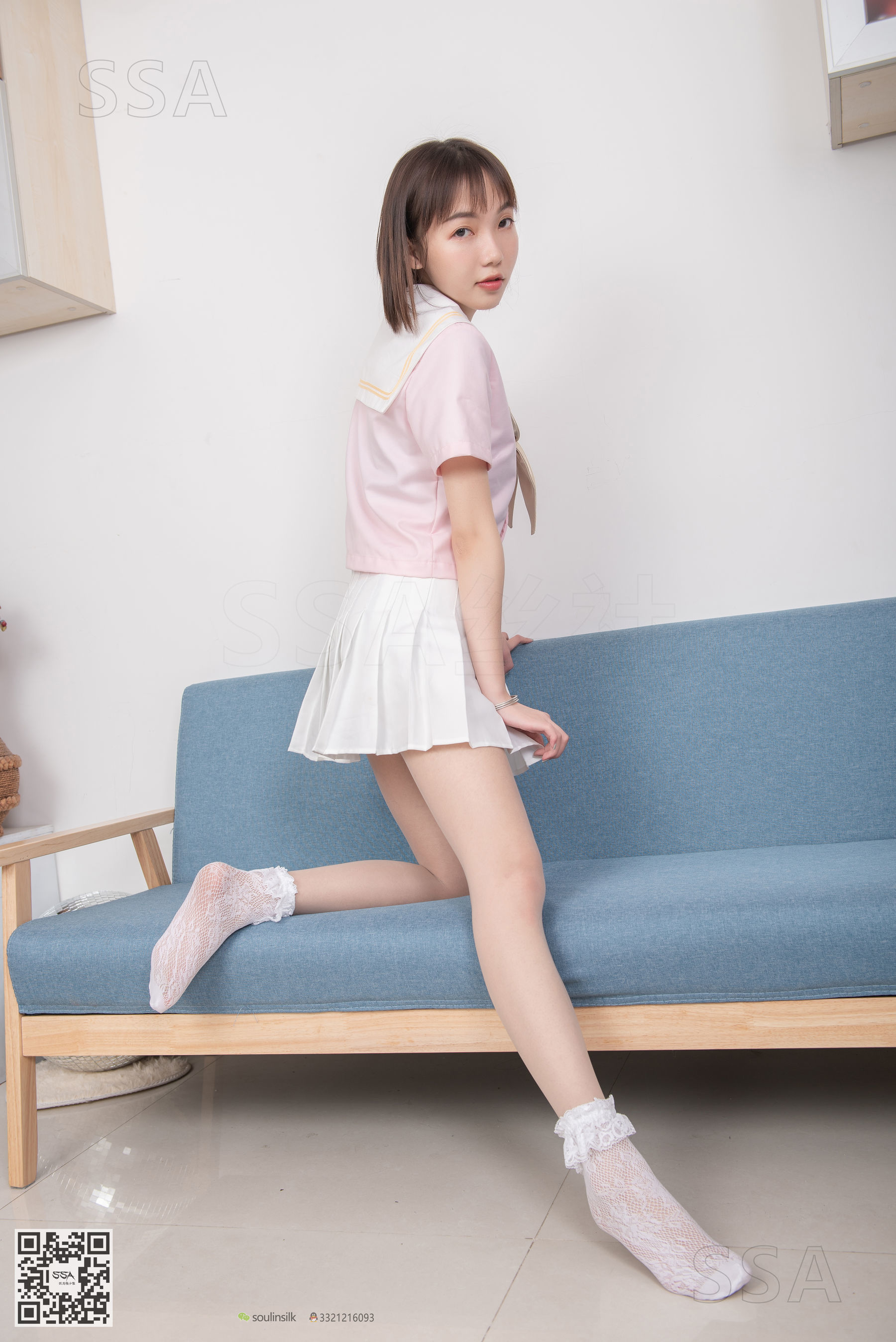 [SSA丝社]超清写真 No.162 桃子粉色JK制服