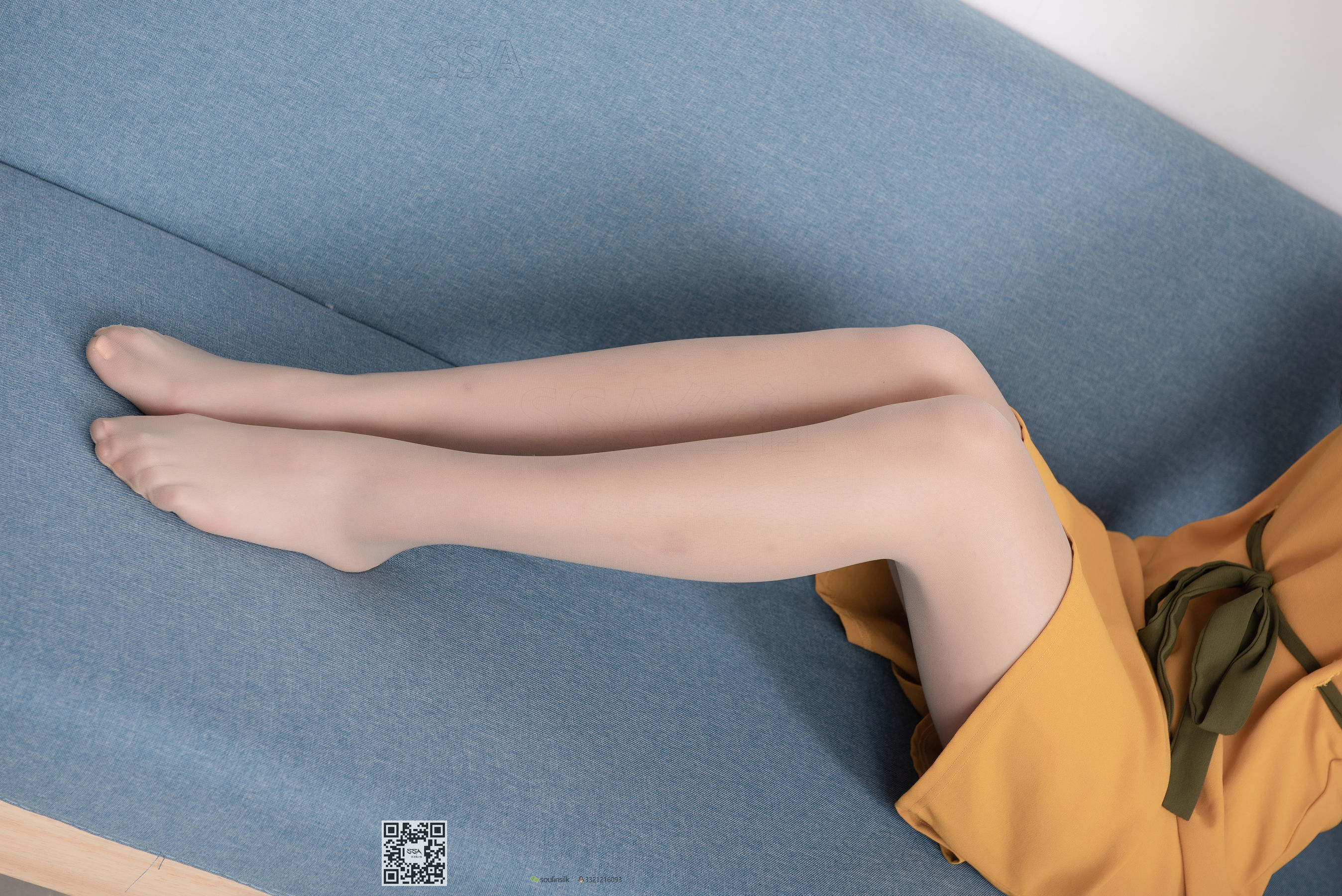 [SSA丝社]超清写真 No.165 小凉 黄色连衣裙肉丝