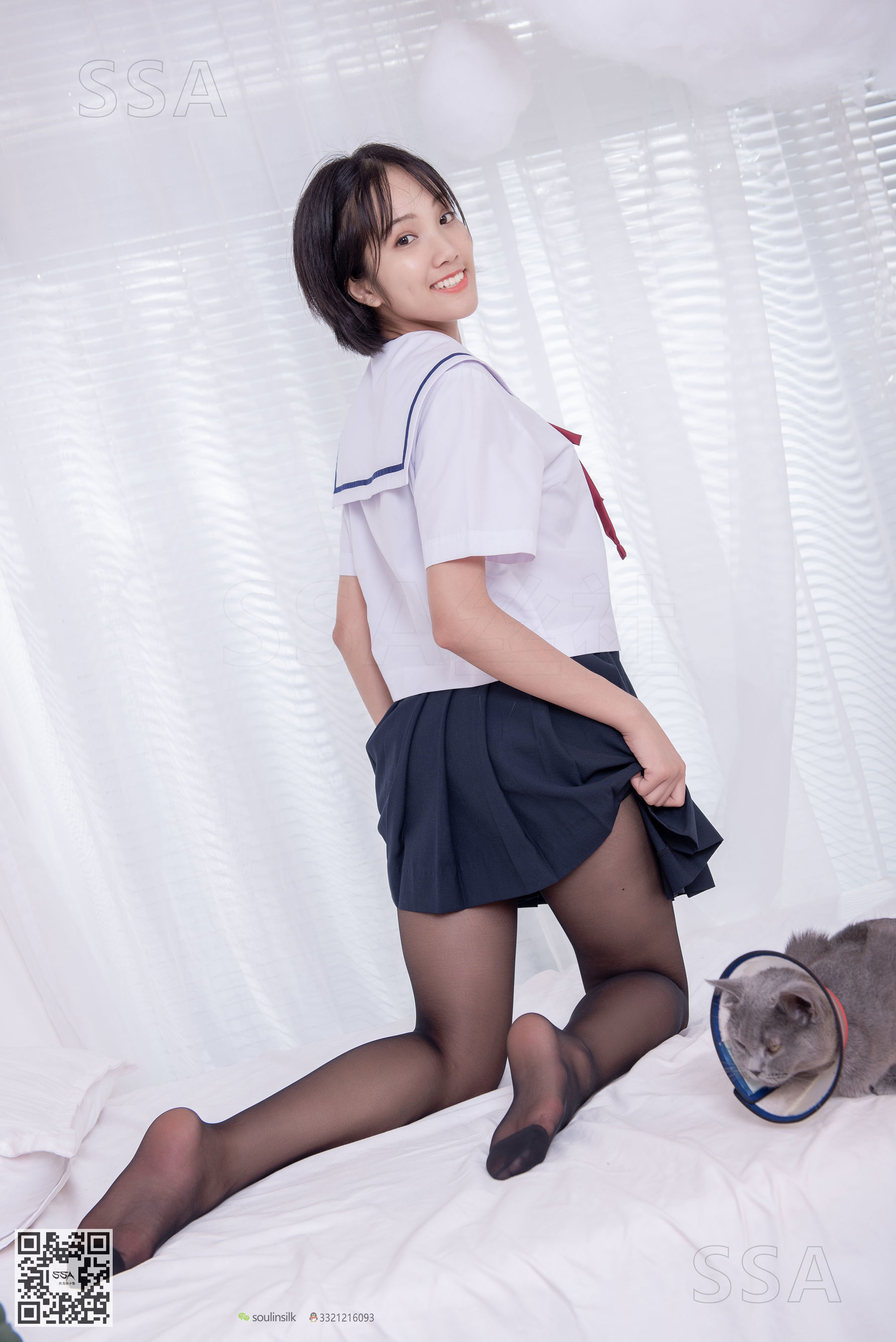 [SSA丝社]超清写真 No.169 小佩 JK制服黑丝