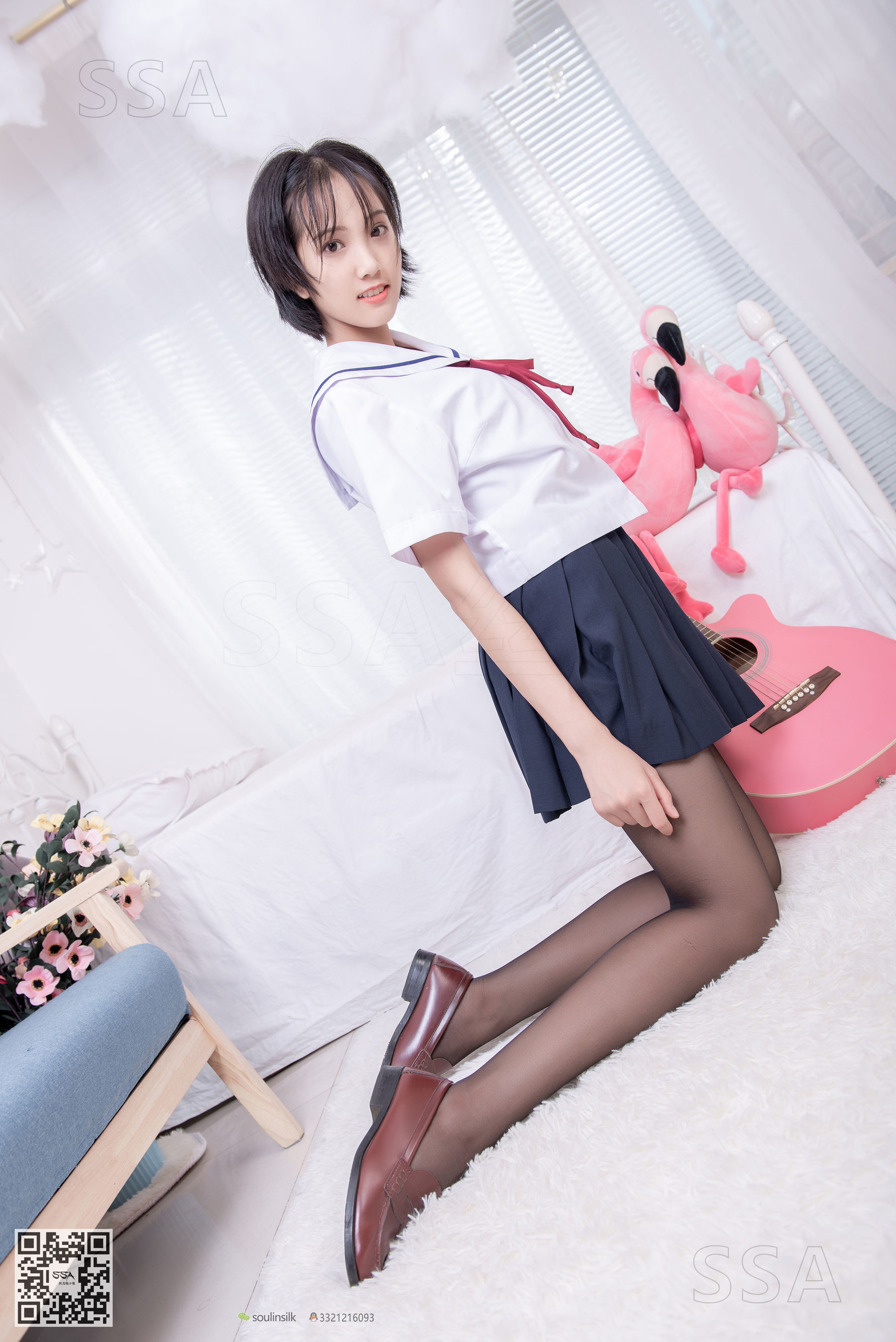 [SSA丝社]超清写真 No.169 小佩 JK制服黑丝
