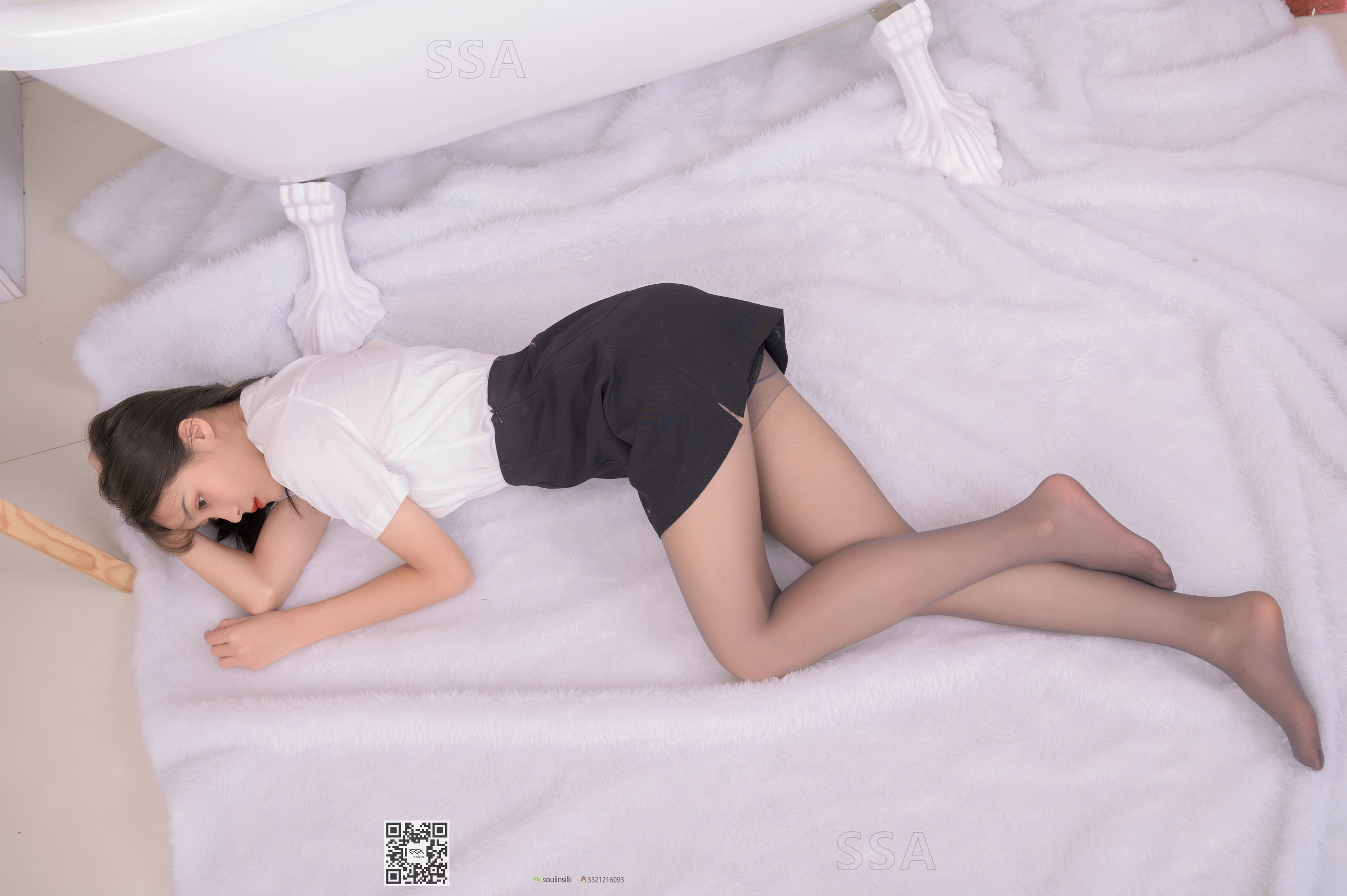 [SSA丝社]超清写真 No.170 君君 女秘书制服咖啡丝