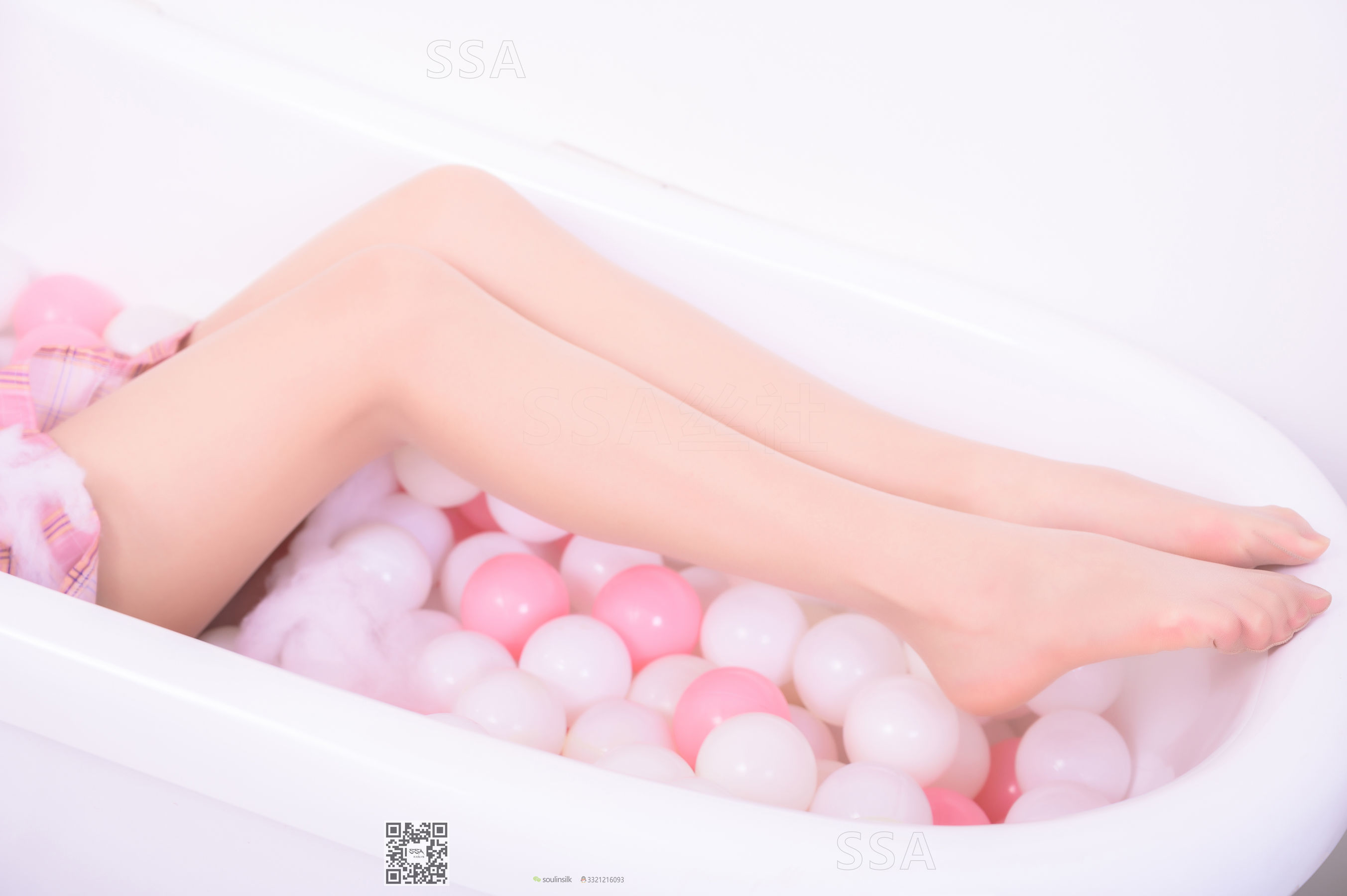 [SSA丝社]超清写真 No.177 小九 粉色百褶裙