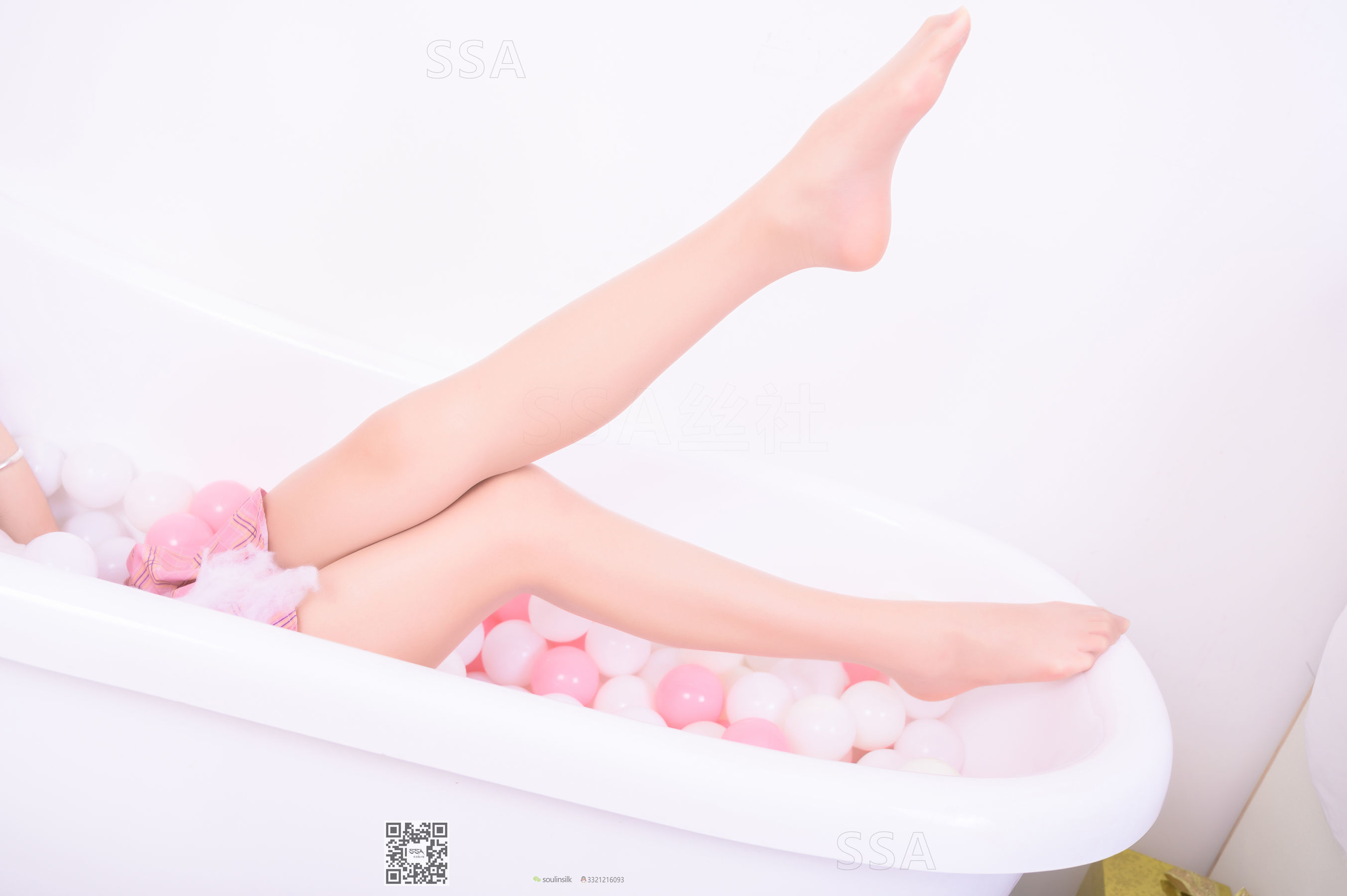 [SSA丝社]超清写真 No.177 小九 粉色百褶裙
