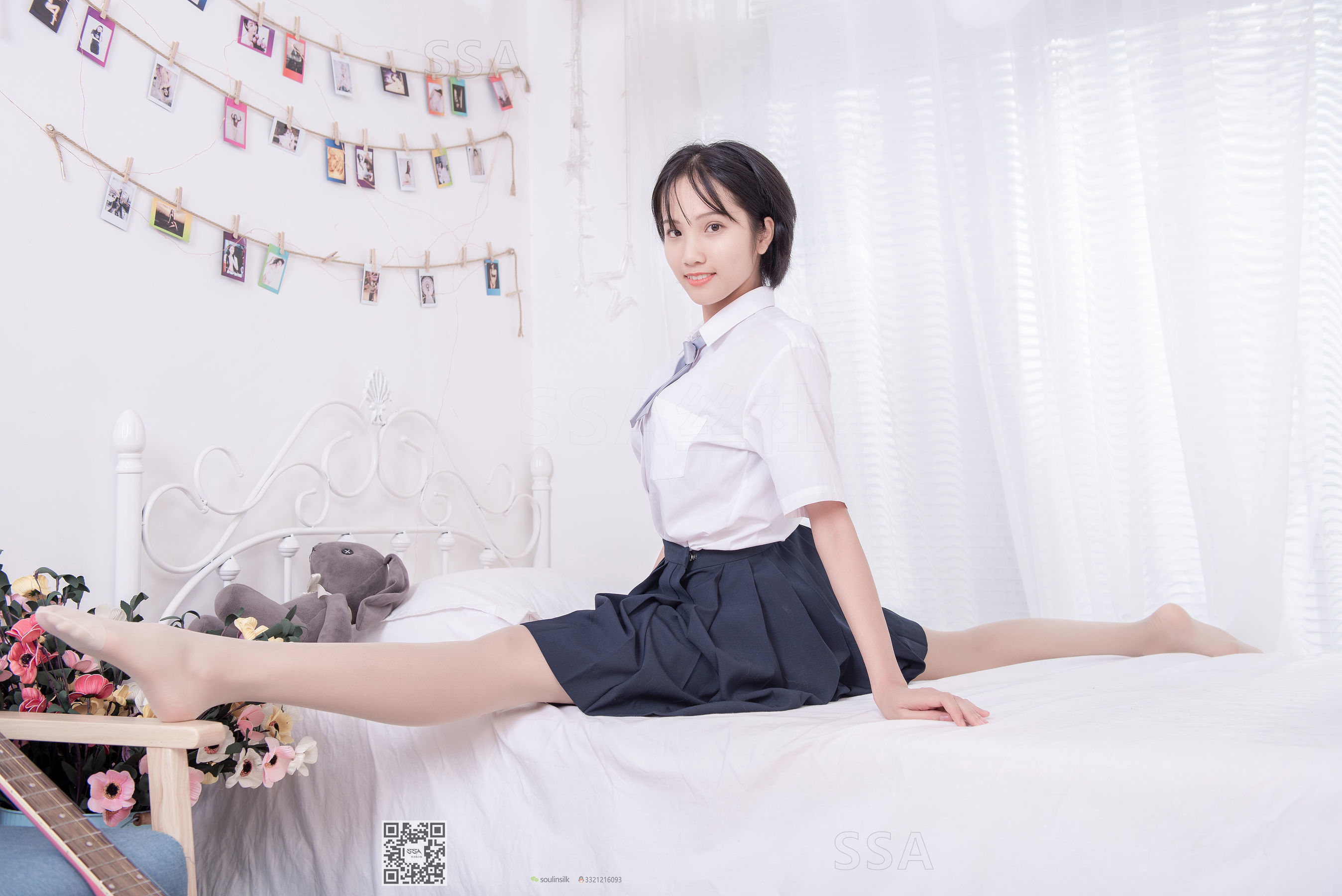 [SSA丝社]超清写真 No.181 小佩 酒窝少女JK制服肉丝黑袜