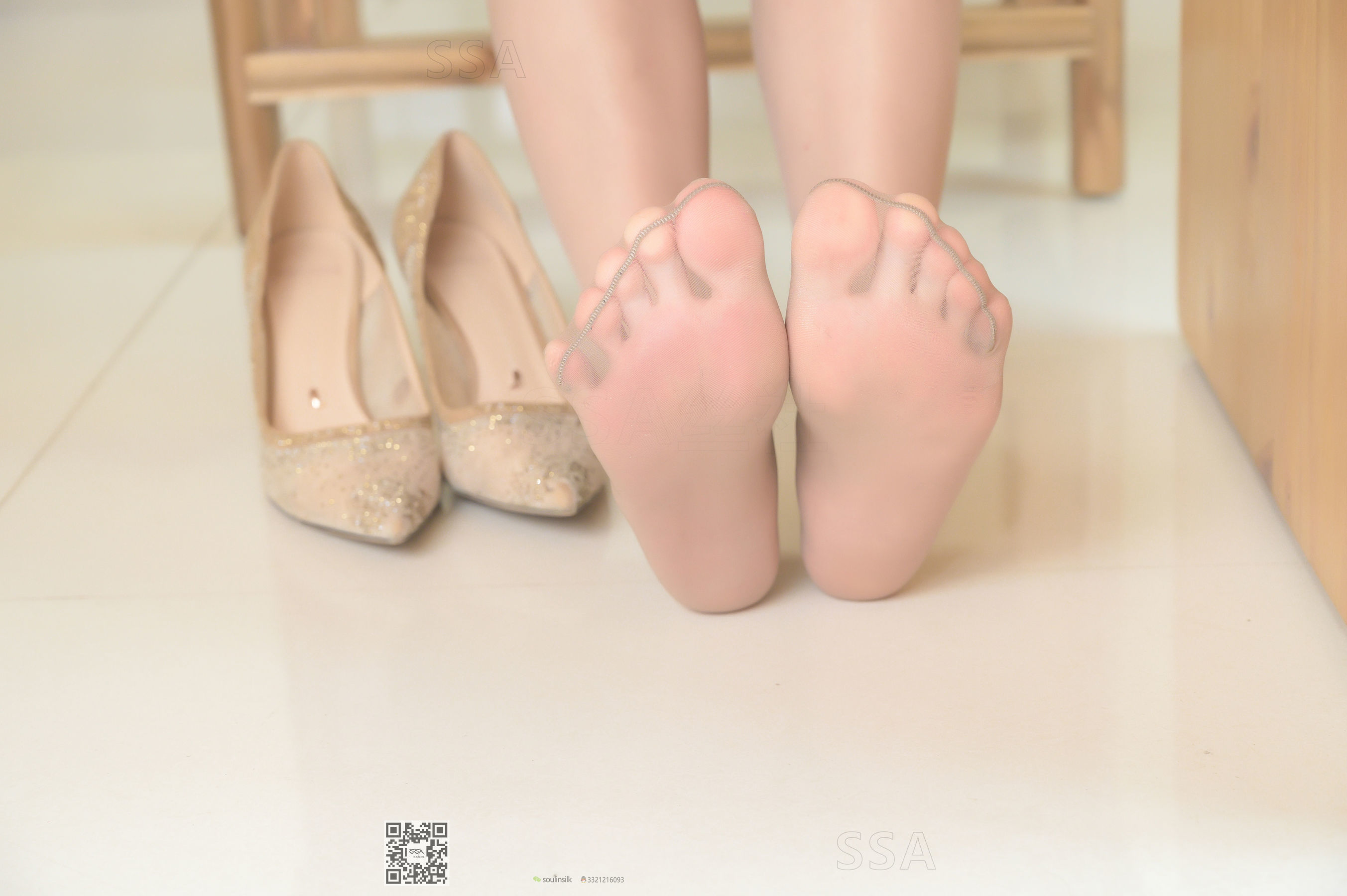 [SSA丝社]超清写真 No.182 雪梨 茶艺室古典旗袍肉丝