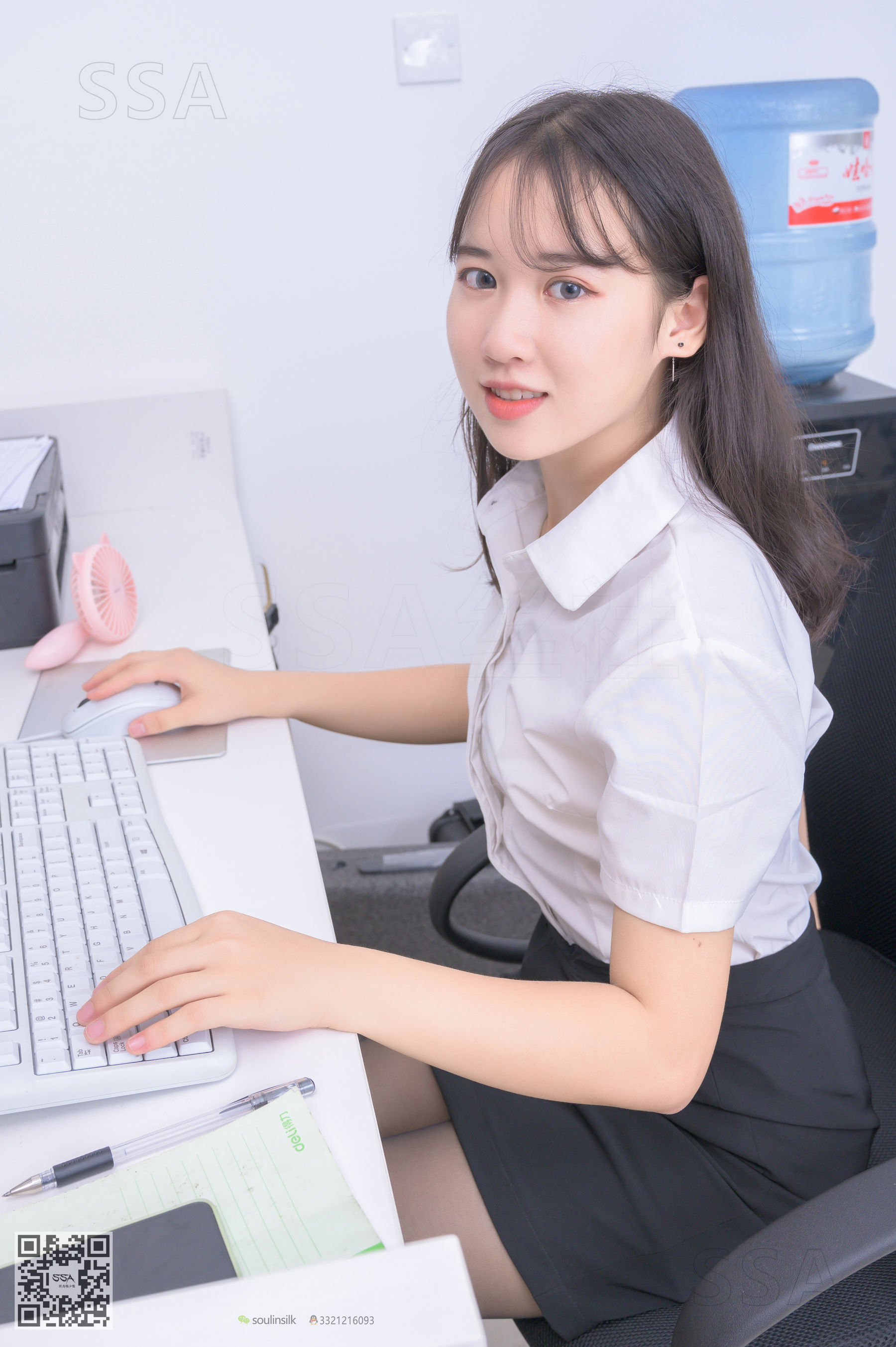 [SSA丝社]超清写真 No.204 小夏 今天的前台有些不一样