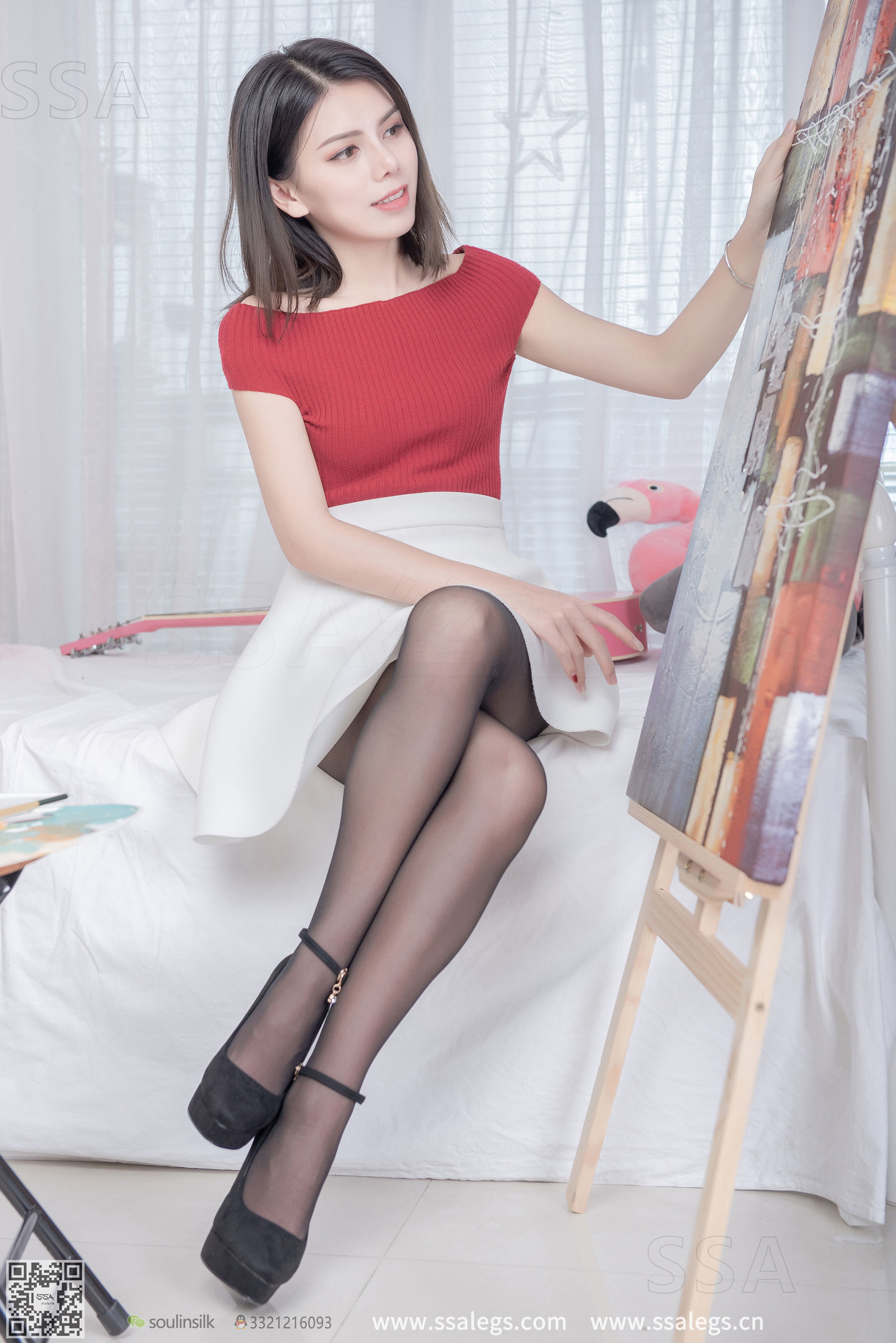 [SSA丝社]超清写真 No.251 芷沫 画室