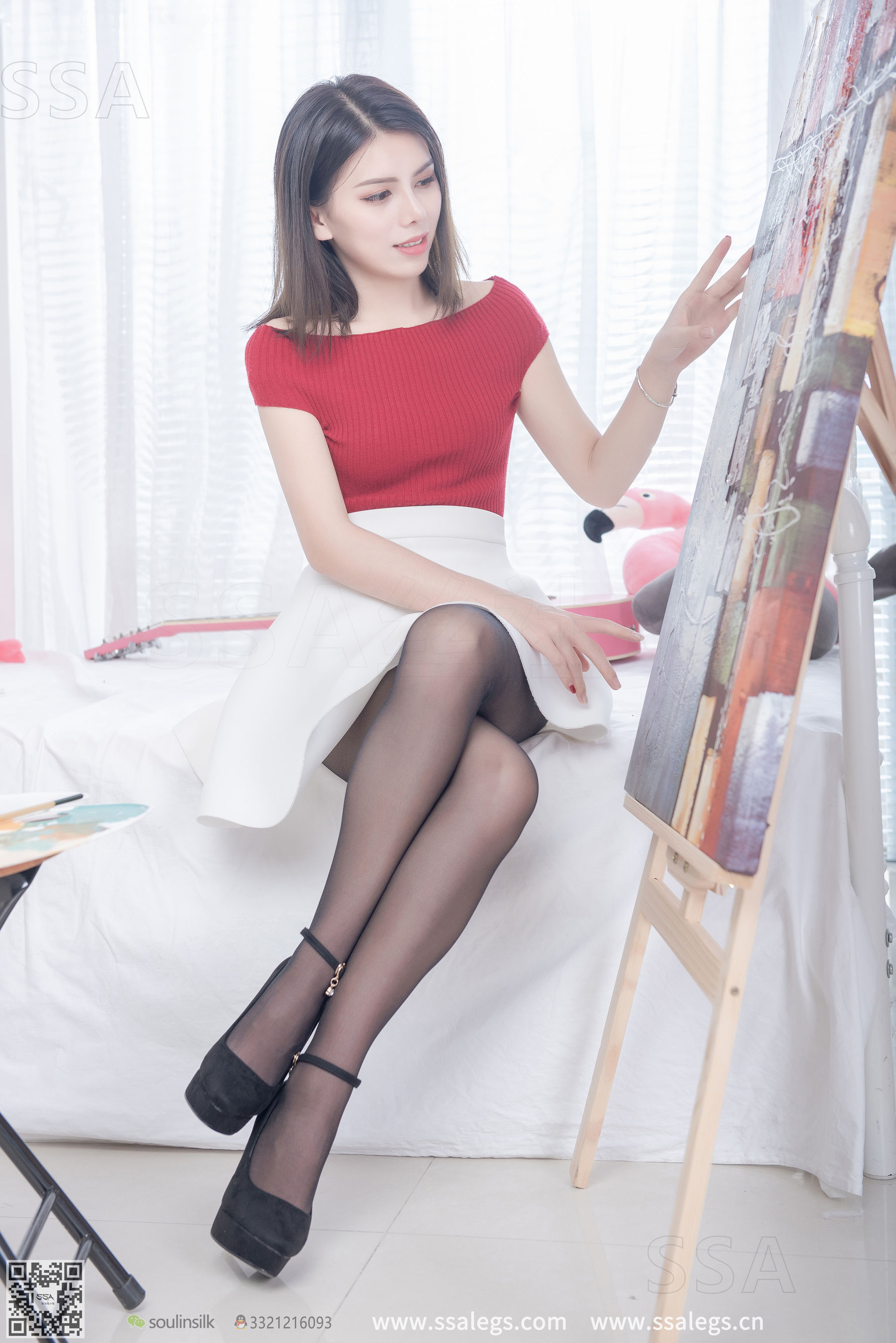 [SSA丝社]超清写真 No.251 芷沫 画室