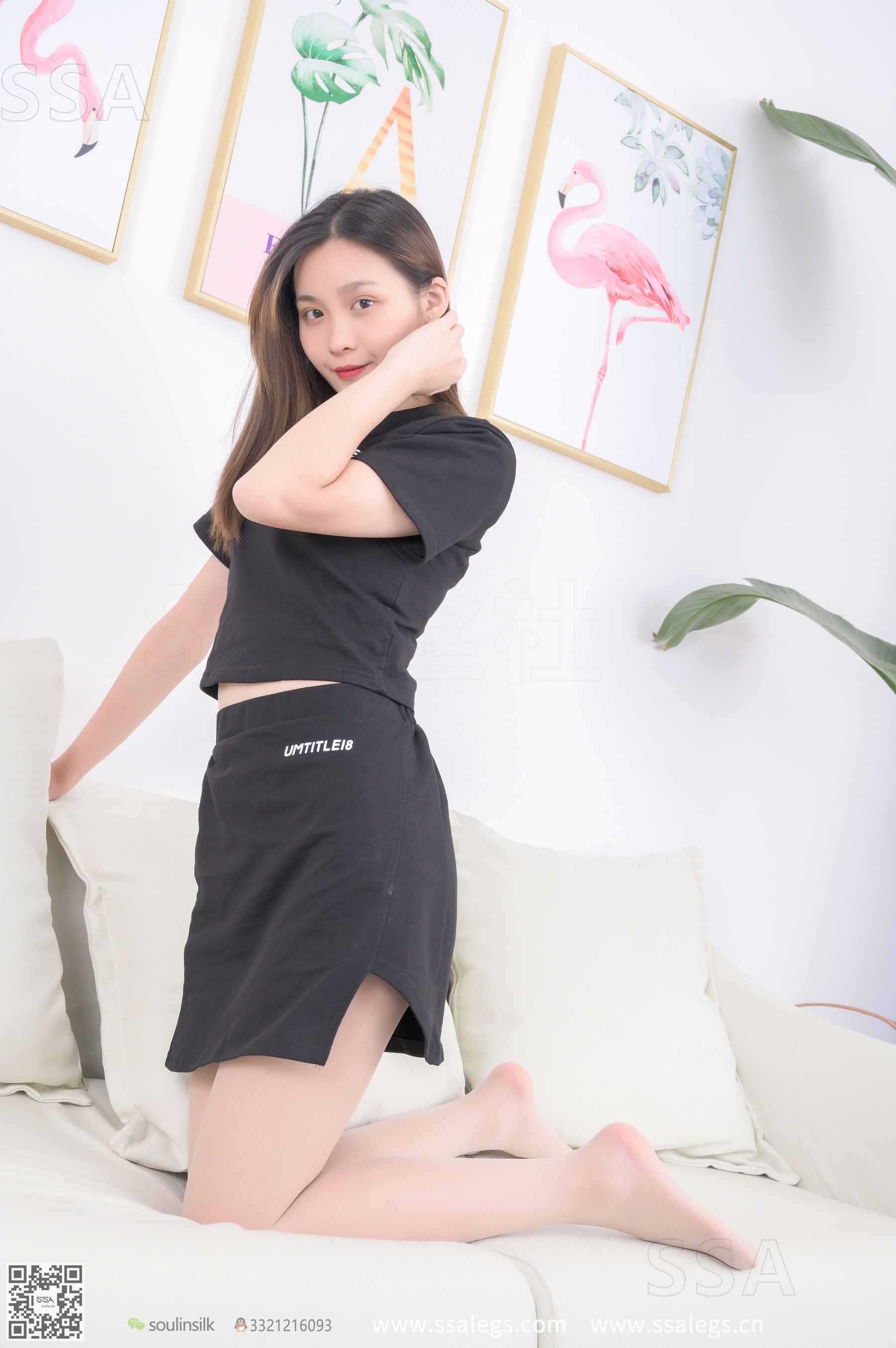 [SSA丝社]超清写真 No.258 君君 透明高跟鞋里的足