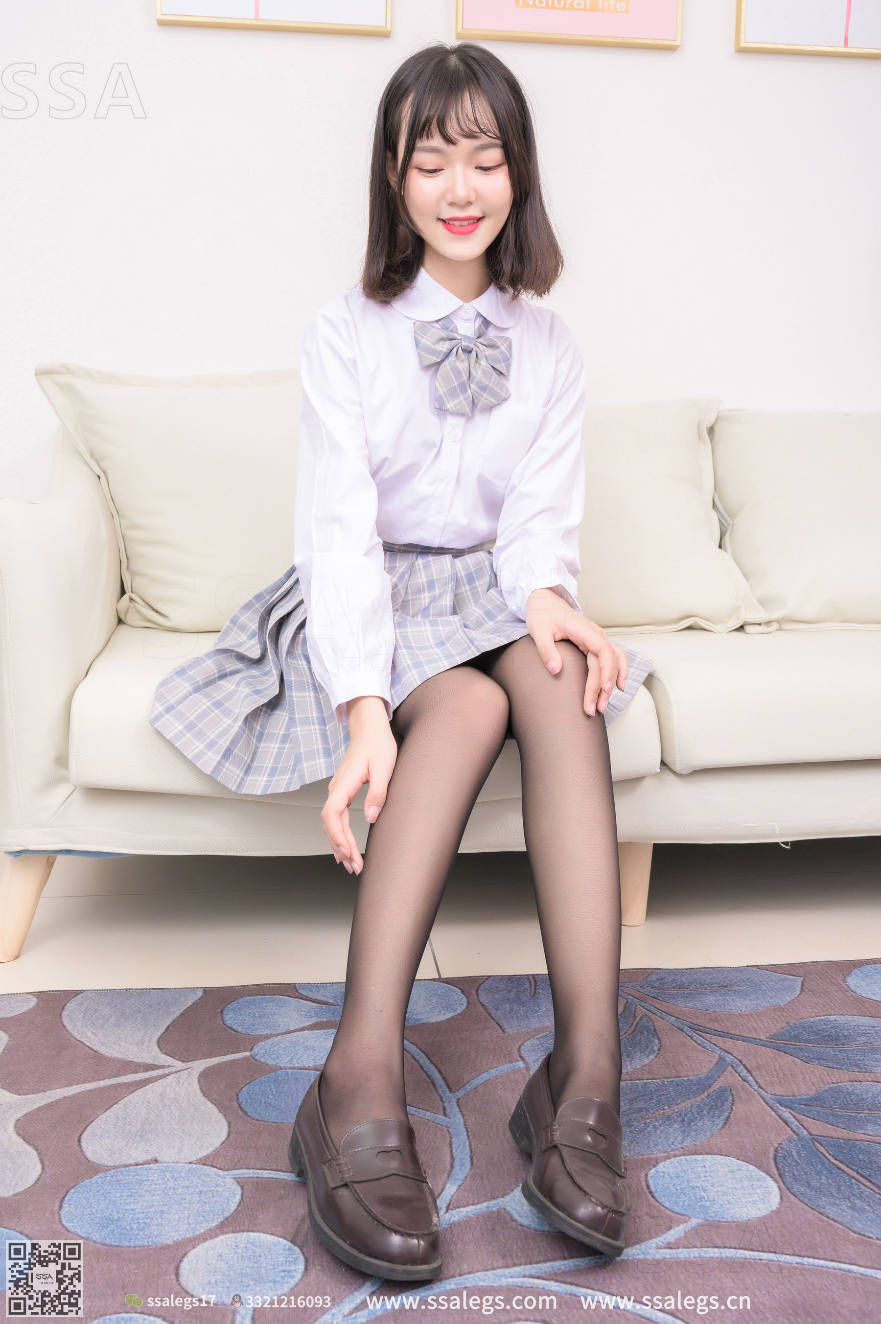 [SSA丝社]超清写真 No.268 阳阳 笑容治愈系JK制服(上)