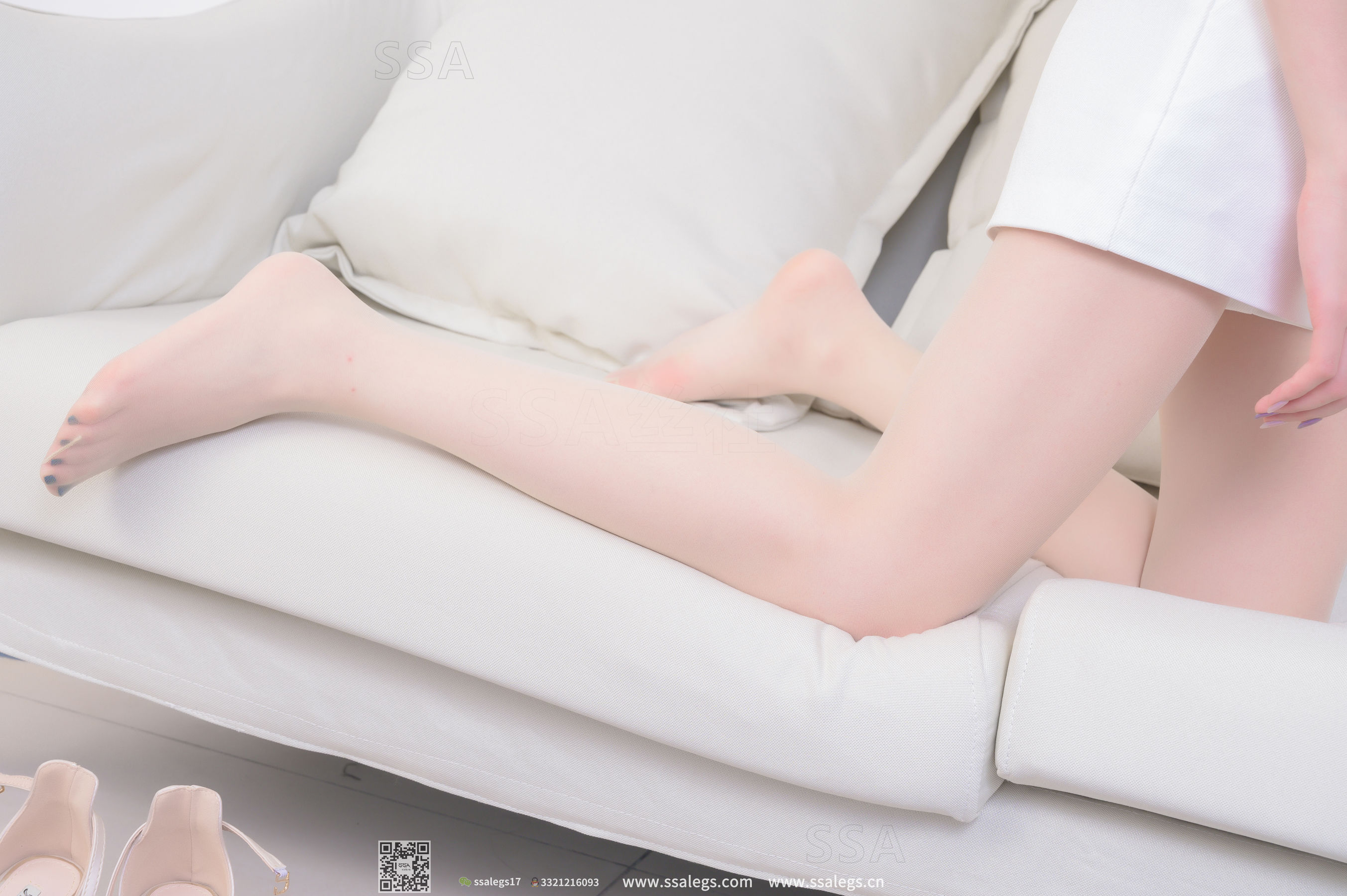 [SSA丝社]超清写真 No.274 娜娜 御姐的透明凉鞋(下)