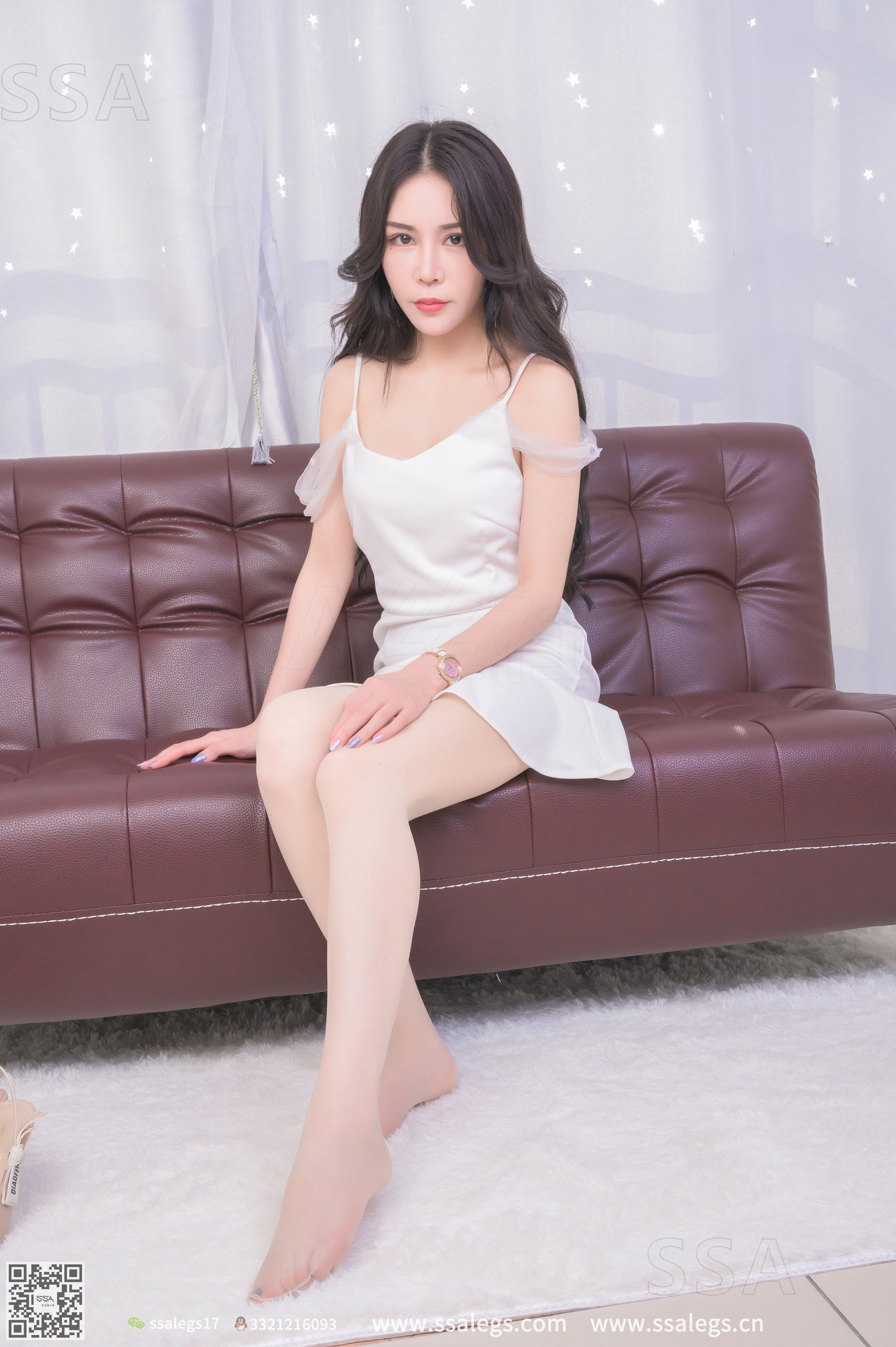 [SSA丝社]超清写真 No.294 娜娜 白皙御姐的嫩肤肉丝(上)
